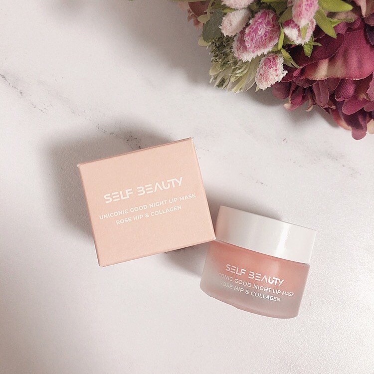 ユニコーングッドナイトリップマスク ローズヒップ&コラーゲン/SELF BEAUTY/リップマスクを使ったクチコミ（1枚目）