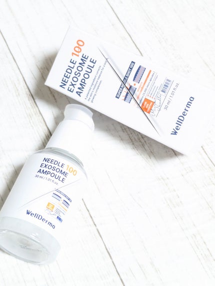 ウェルダーマニードル100 エクソソームアンプル 3g/WellDerma/美容液を使ったクチコミ(4枚目)