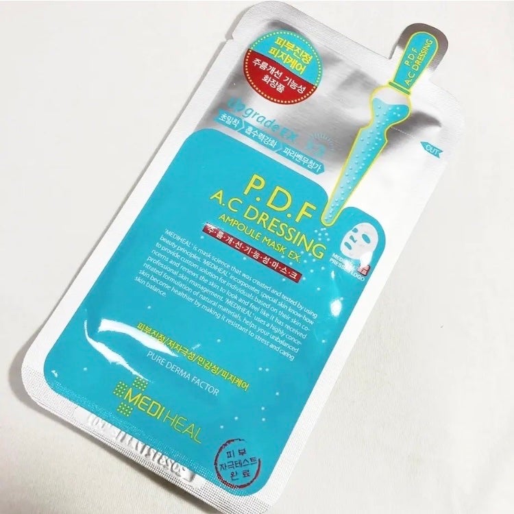 P.D.F A.Cドレッシングアンプルマスク EX/MEDIHEAL/シートマスク・パックを使ったクチコミ(1枚目)