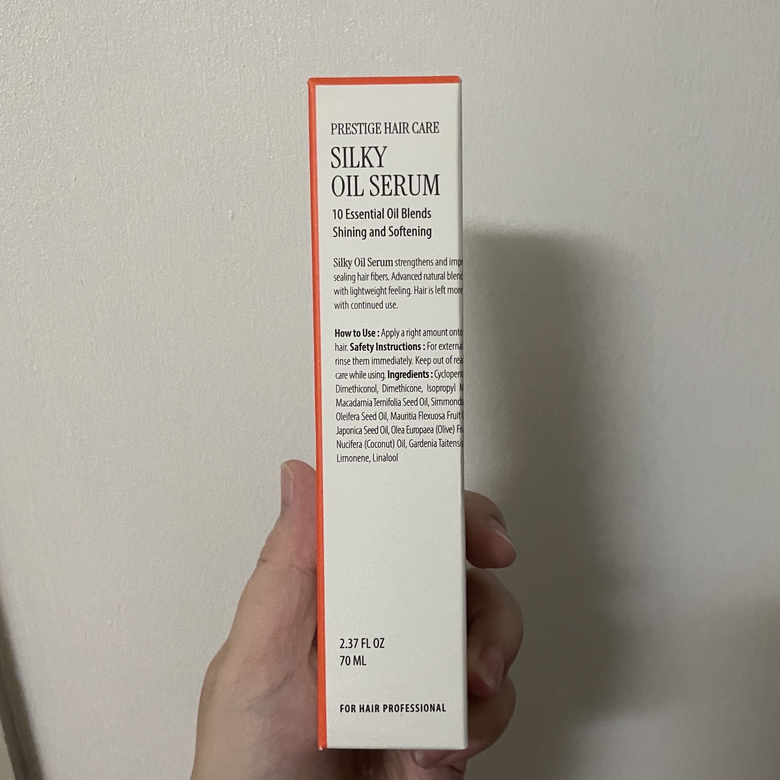 SILKY OIL SERUM/CULRY SHYLL/ヘアオイルを使ったクチコミ（2枚目）
