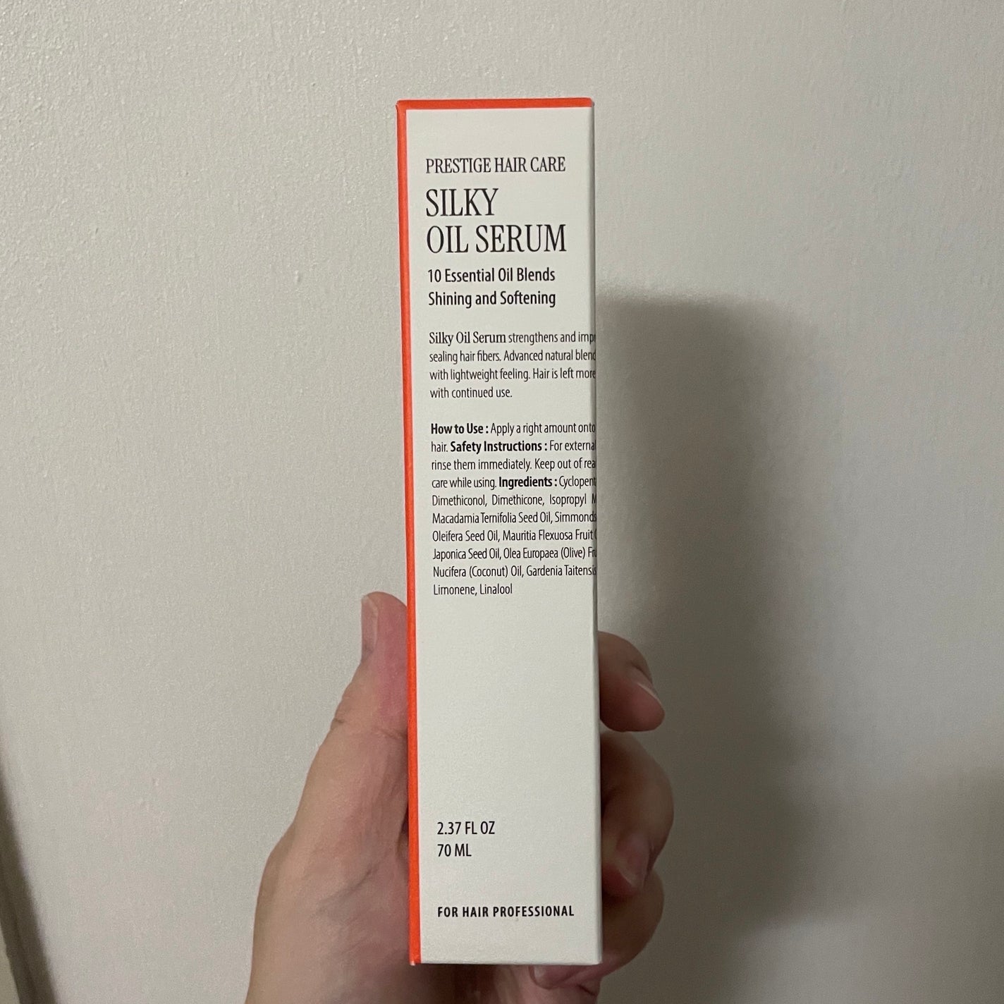 SILKY OIL SERUM/CULRY SHYLL/ヘアオイルを使ったクチコミ(2枚目)