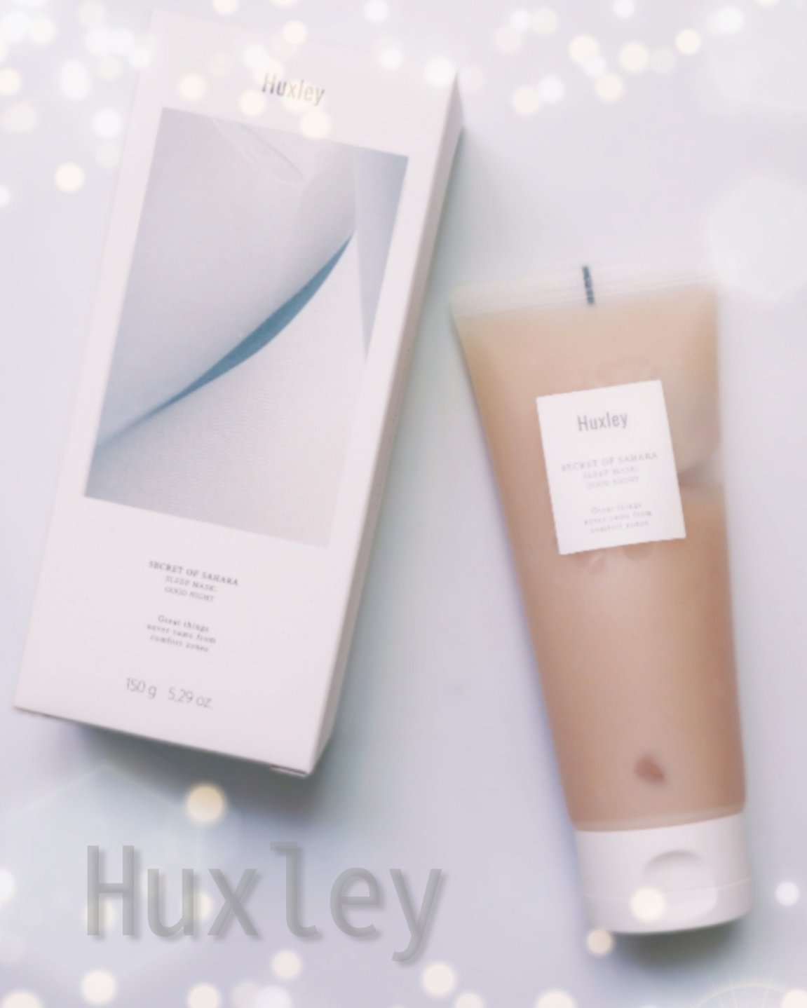 スリープマスク；グッドナイト 150g/Huxley/洗い流すパック・マスクを使ったクチコミ（1枚目）