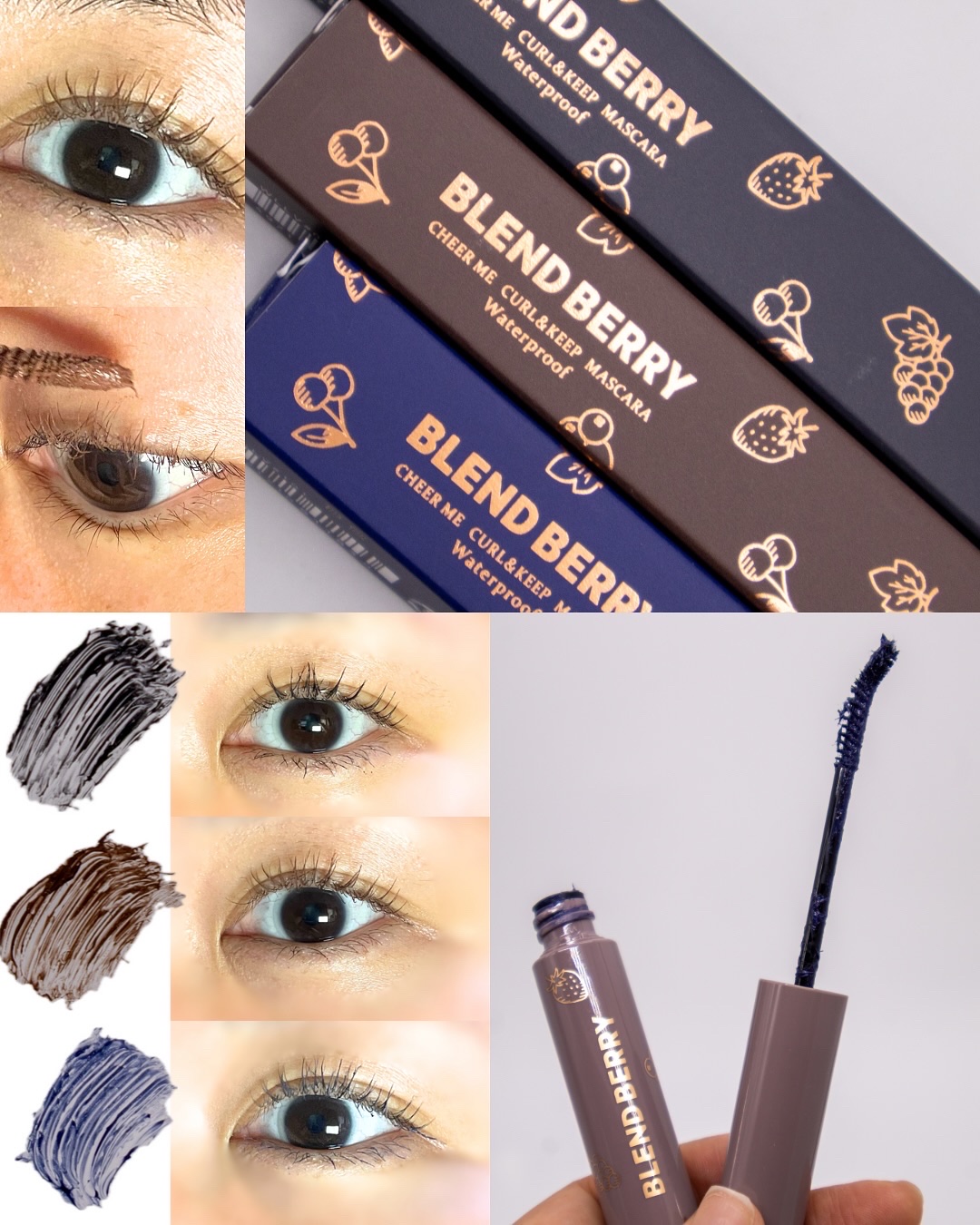 ブレンドベリー チアミー カール＆キープ マスカラ ＷＰ/BLEND BERRY/マスカラを使ったクチコミ（1枚目）