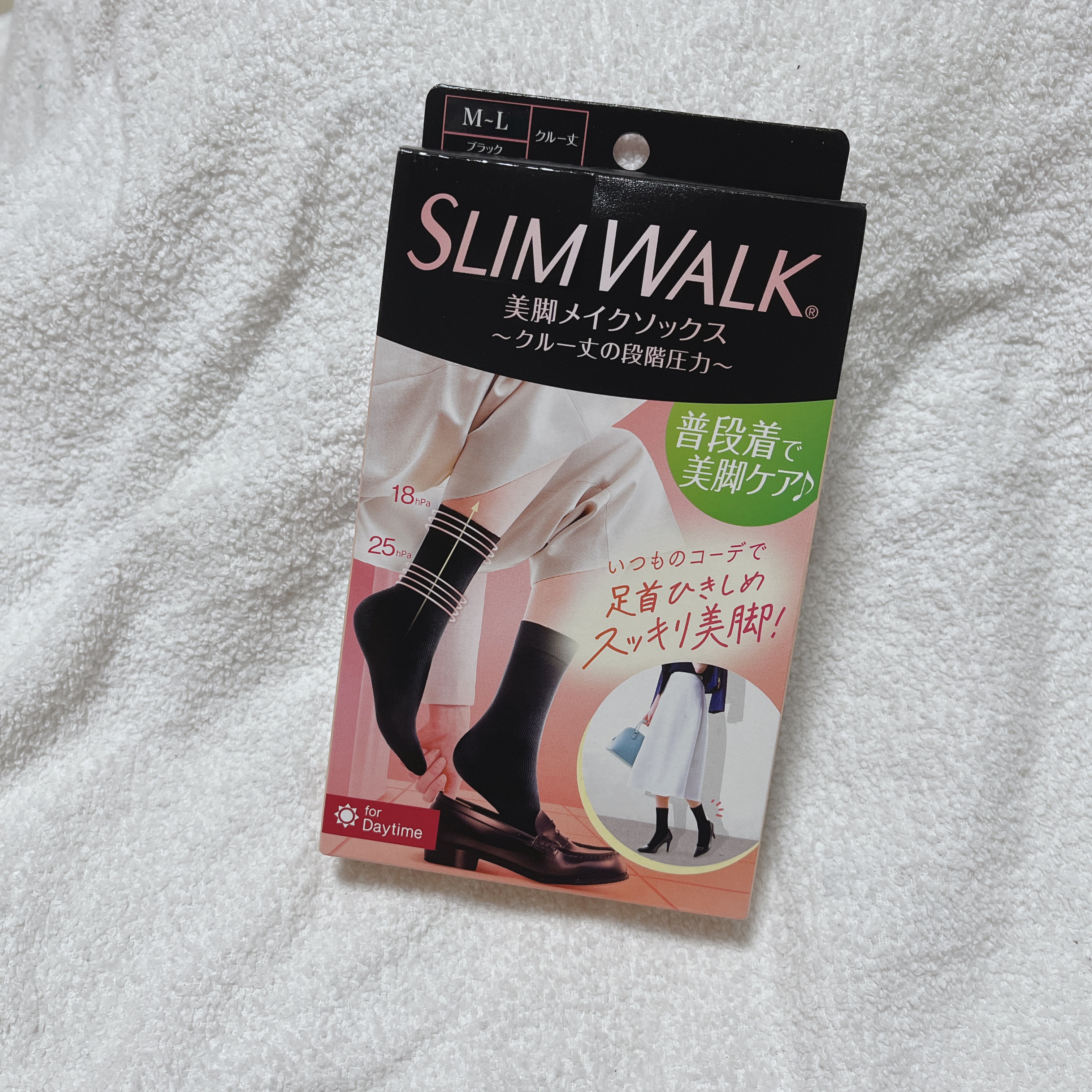 美脚メイクソックス/SLIMWALK/着圧ソックス・レギンスを使ったクチコミ（2枚目）