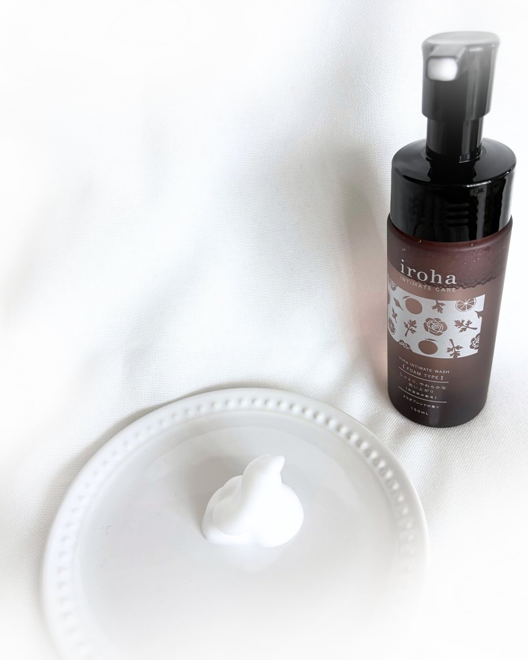 イロハ インティメートウォッシュ フォームタイプ よもぎブレンドの香り/iroha INTIMATE CARE/デリケートゾーンケアを使ったクチコミ（2枚目）