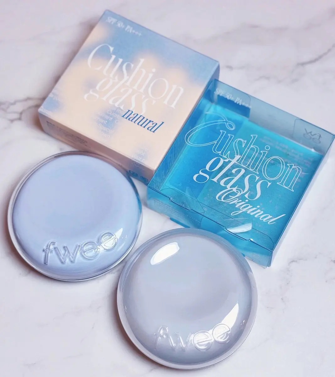 フィー クッションガラス ナチュラル 00 クリアガラス/fwee/クッションファンデーションを使ったクチコミ（3枚目）
