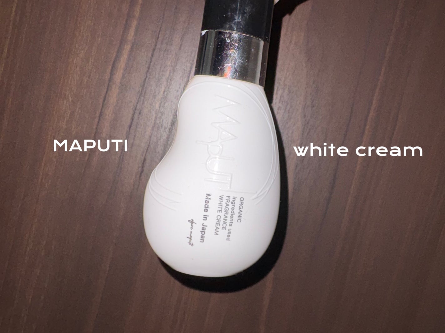 オーガニックフレグランスホワイトクリーム/MAPUTI/デリケートゾーンケアを使ったクチコミ(1枚目)