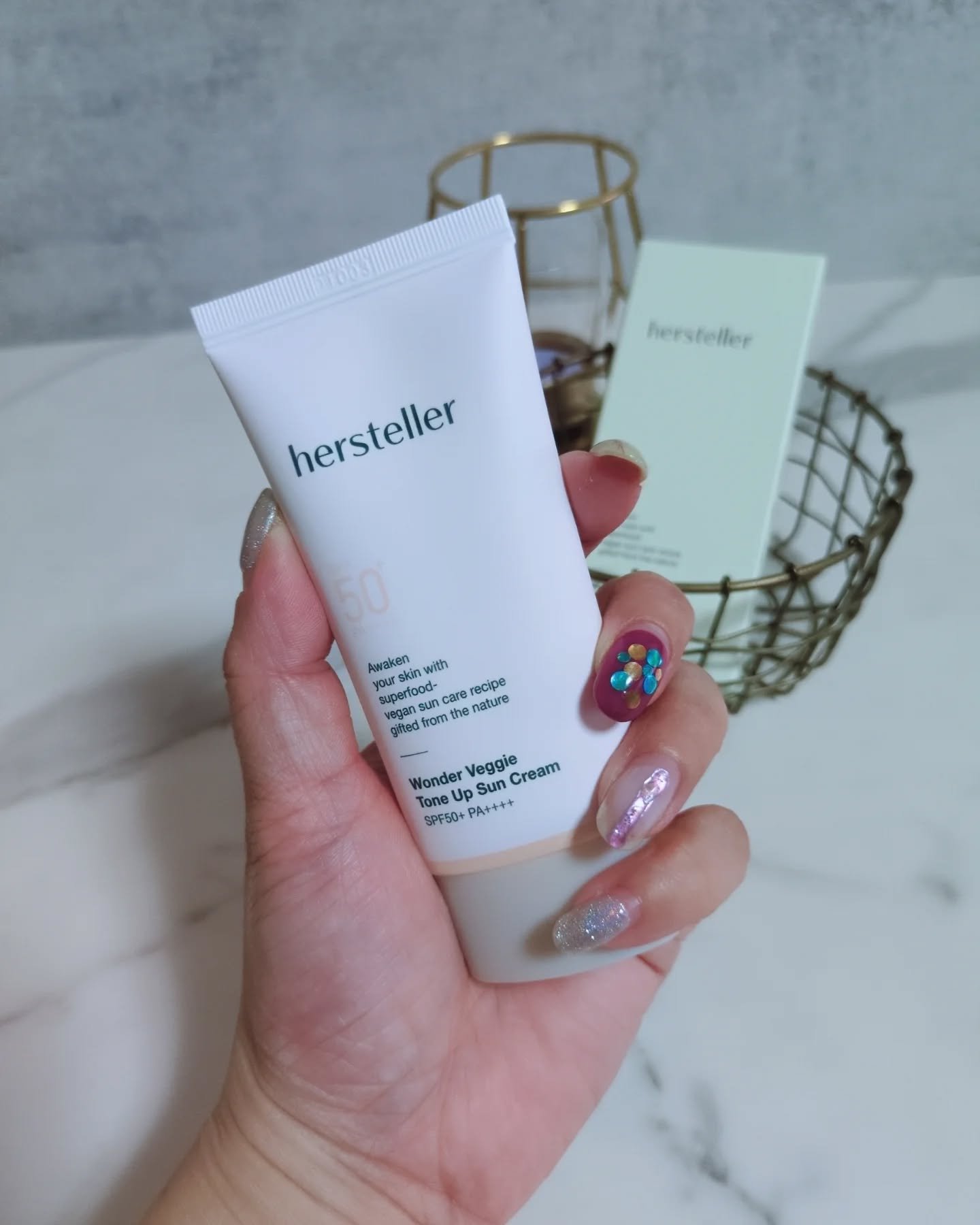 Wonder Veggie Tone Up Sun Cream/Hersteller/日焼け止め・UVケアを使ったクチコミ（2枚目）