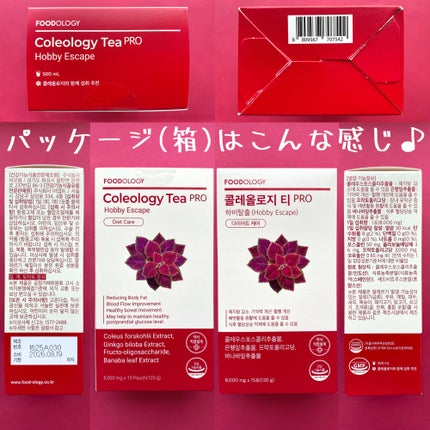 コレオロジーティー/FOODOLOGY/ドリンクを使ったクチコミ(6枚目)