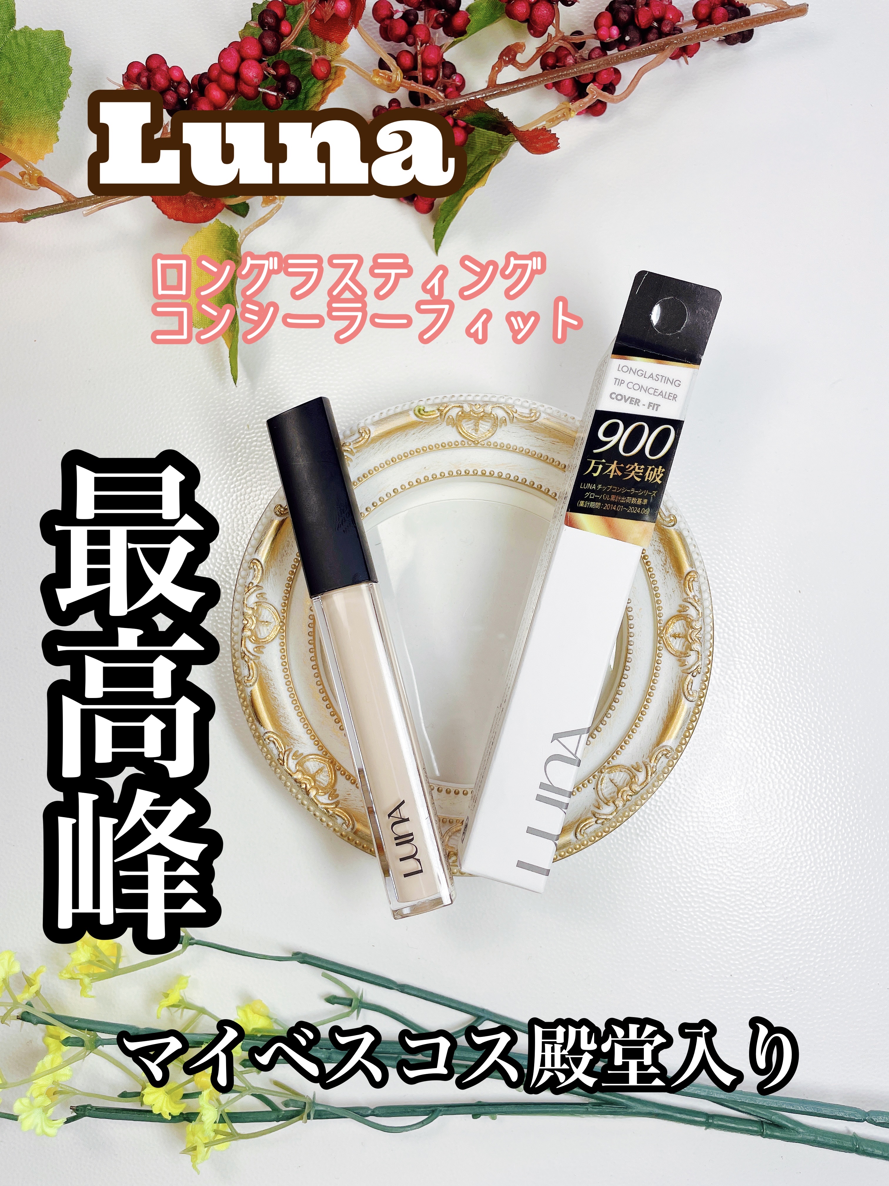 ロングラスティングチップコンシーラー/LUNA/リキッドコンシーラーを使ったクチコミ（1枚目）