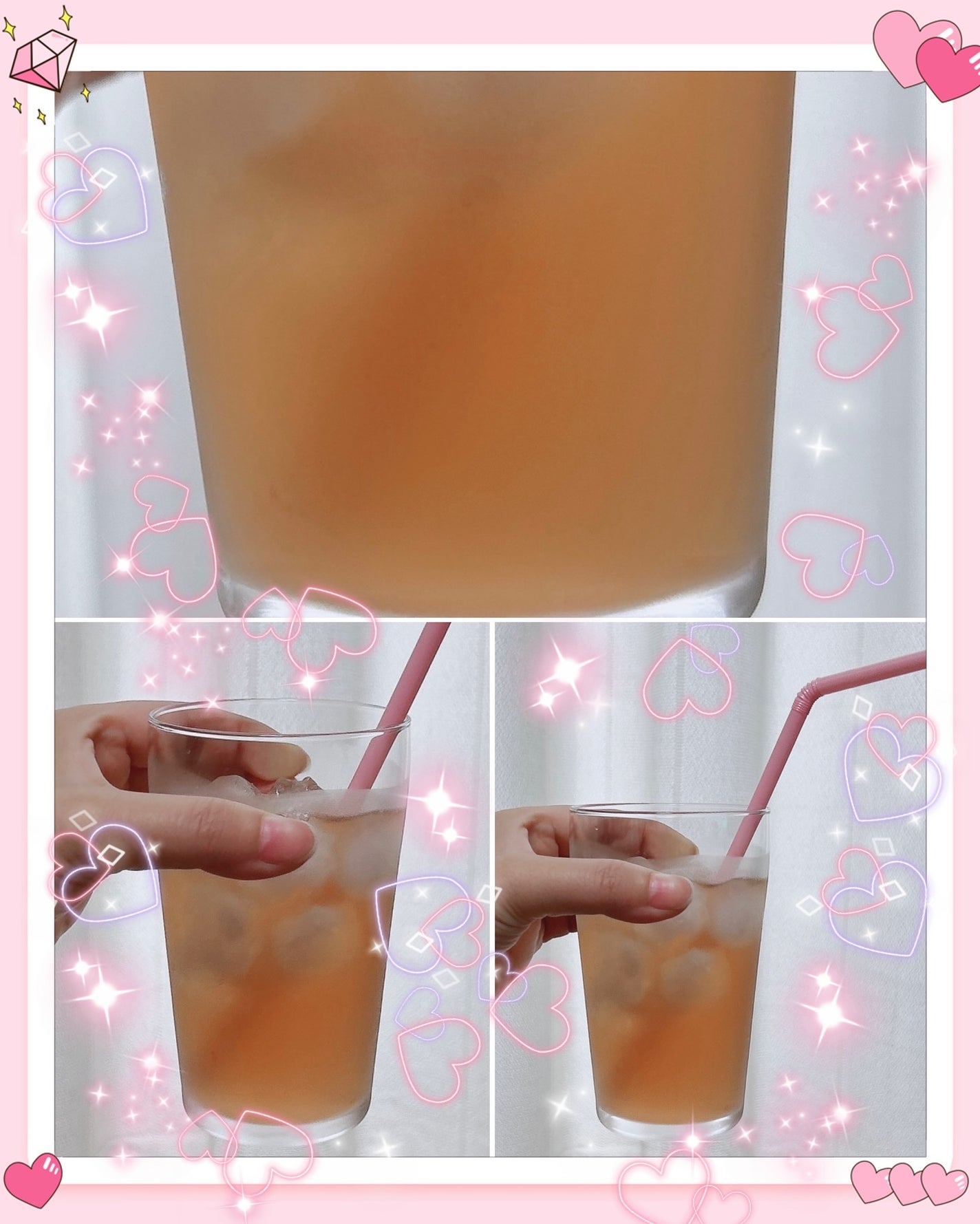 飲める美容ピンクDIYドリンク ピンクポーション ゼロカロリー・冬虫夏草/PINK POTION /美容ドリンクを使ったクチコミ(7枚目)