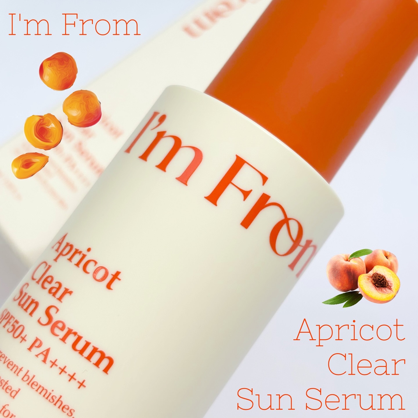 アプリコットクリアサンセラム/I'm from/日焼け止めローションを使ったクチコミ（1枚目）