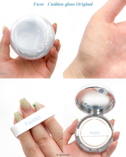 フィー クッションガラス ナチュラル/fwee/クッションファンデーションを使ったクチコミ(4枚目)