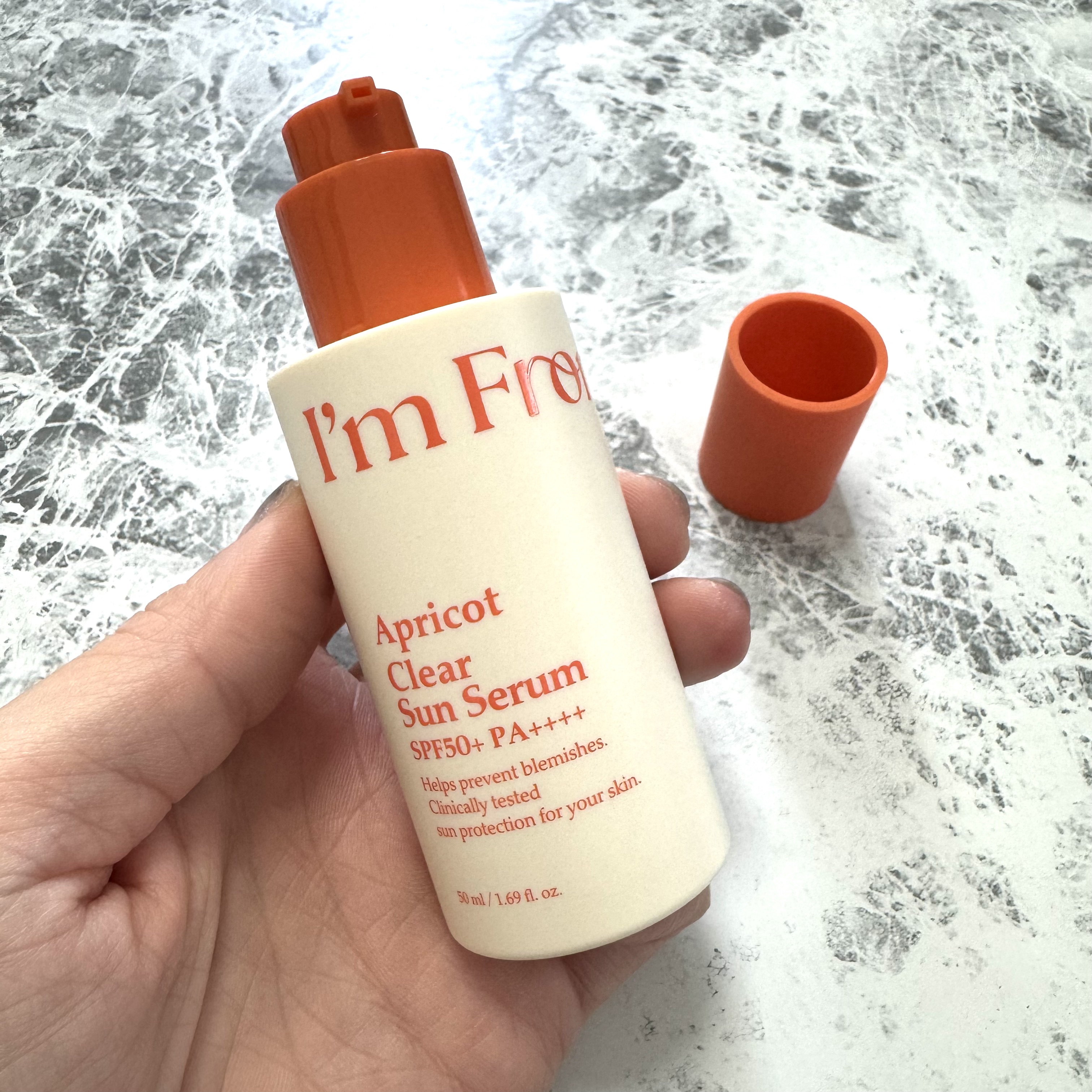 アプリコットクリアサンセラム/I'm from/日焼け止めローションを使ったクチコミ（2枚目）