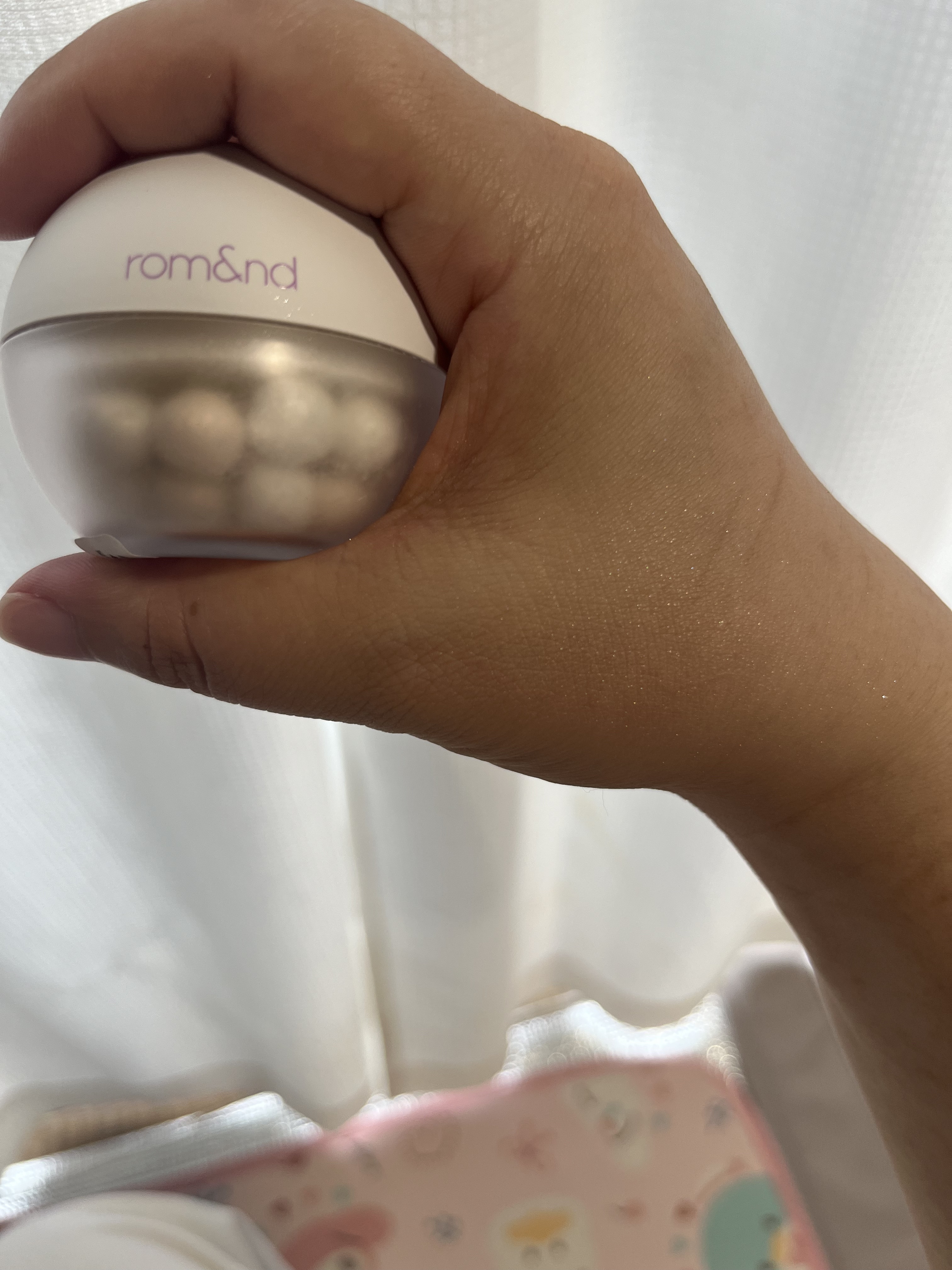 シアーパールパウダー/rom&nd/ルースパウダーを使ったクチコミ（3枚目）