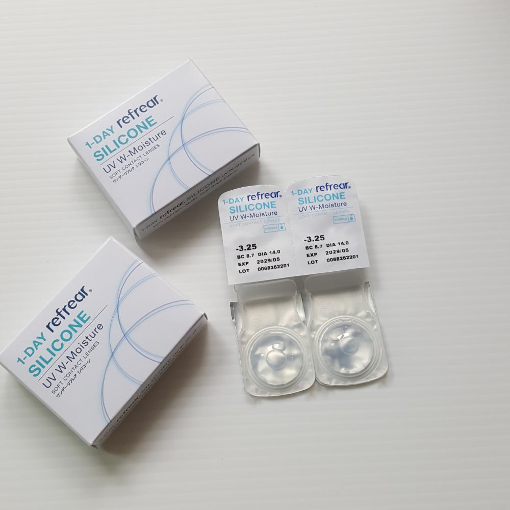 ワンデーリフレア シリコーン/Refrear/ワンデー（１DAY）カラコンを使ったクチコミ（2枚目）