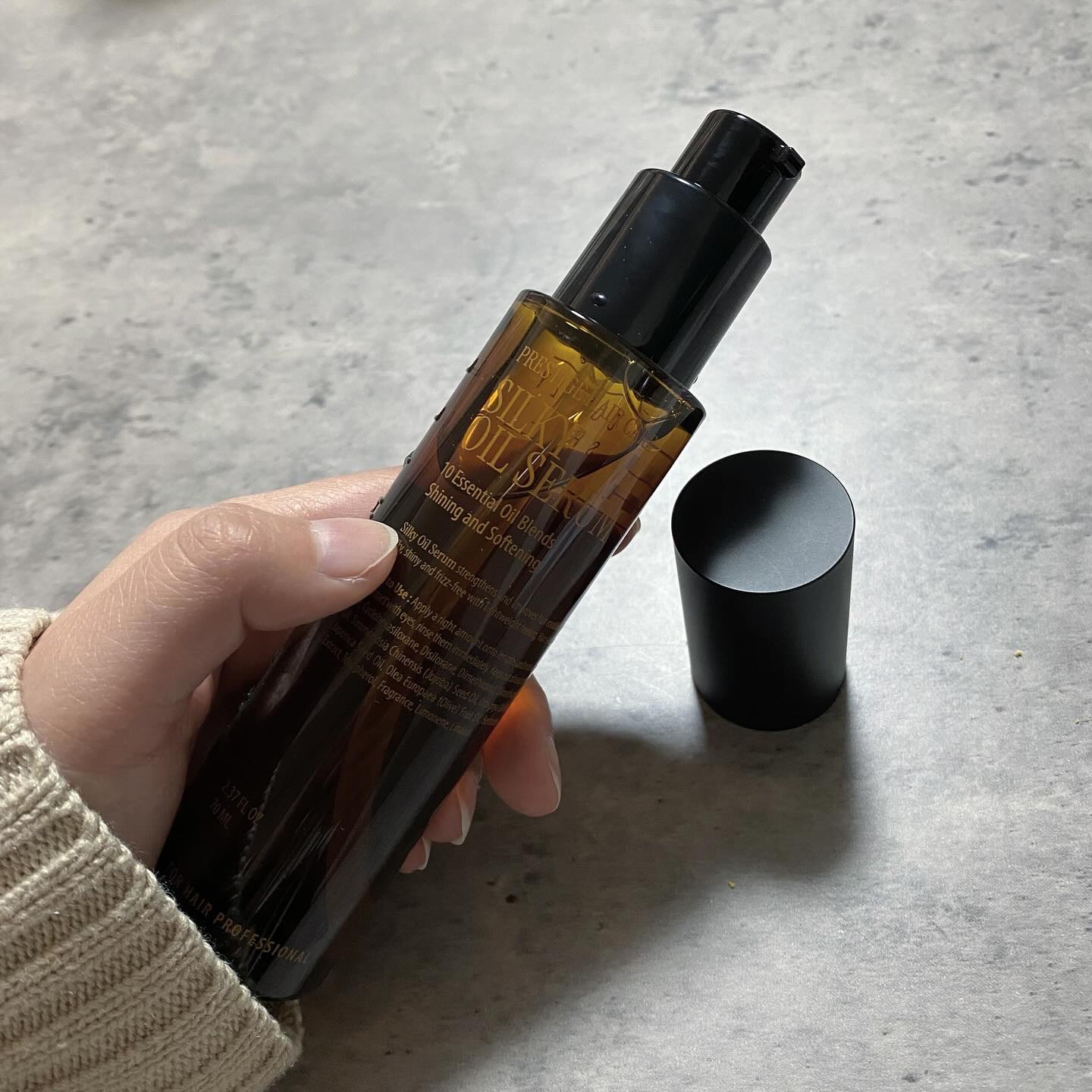 SILKY OIL SERUM/CULRY SHYLL/ヘアオイルを使ったクチコミ（3枚目）