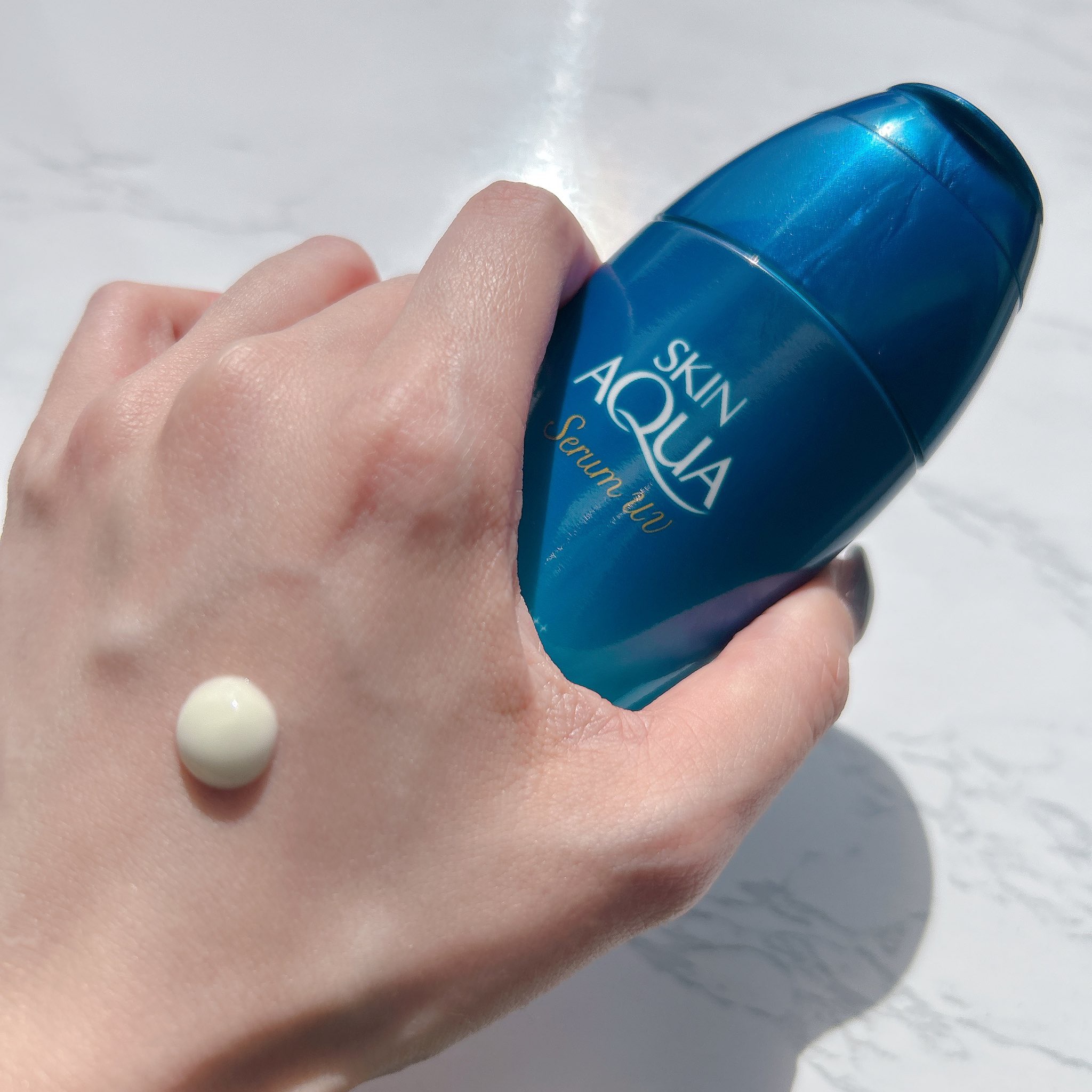 スキンアクア ヒアルロンセラムUV/スキンアクア/日焼け止めローションを使ったクチコミ（2枚目）