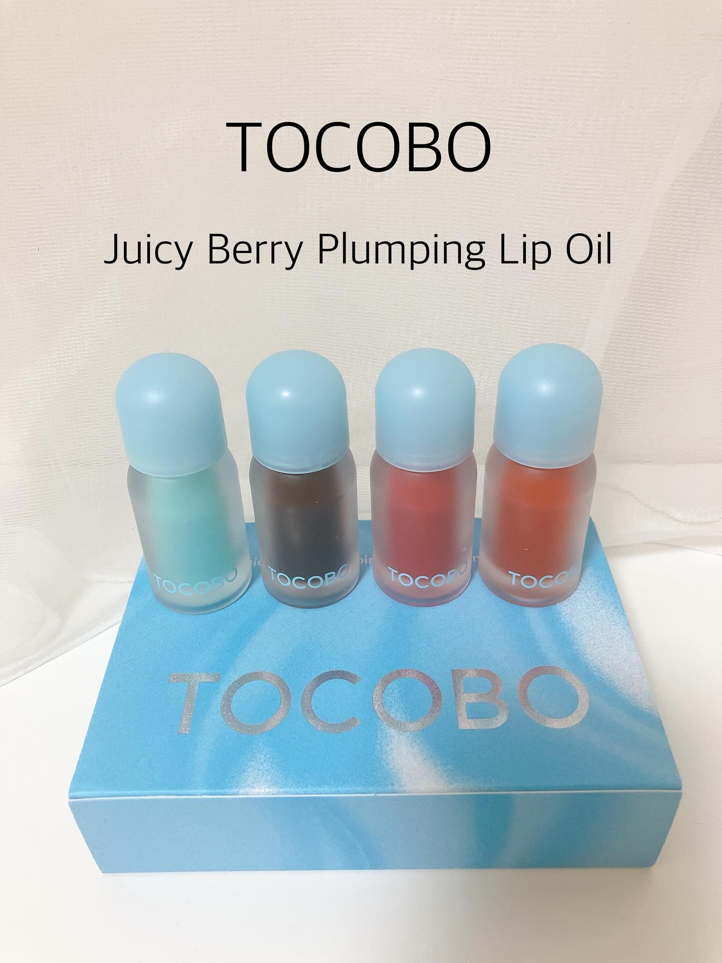 ジューシーベリープランピングリップオイル/TOCOBO/リップグロスを使ったクチコミ（2枚目）