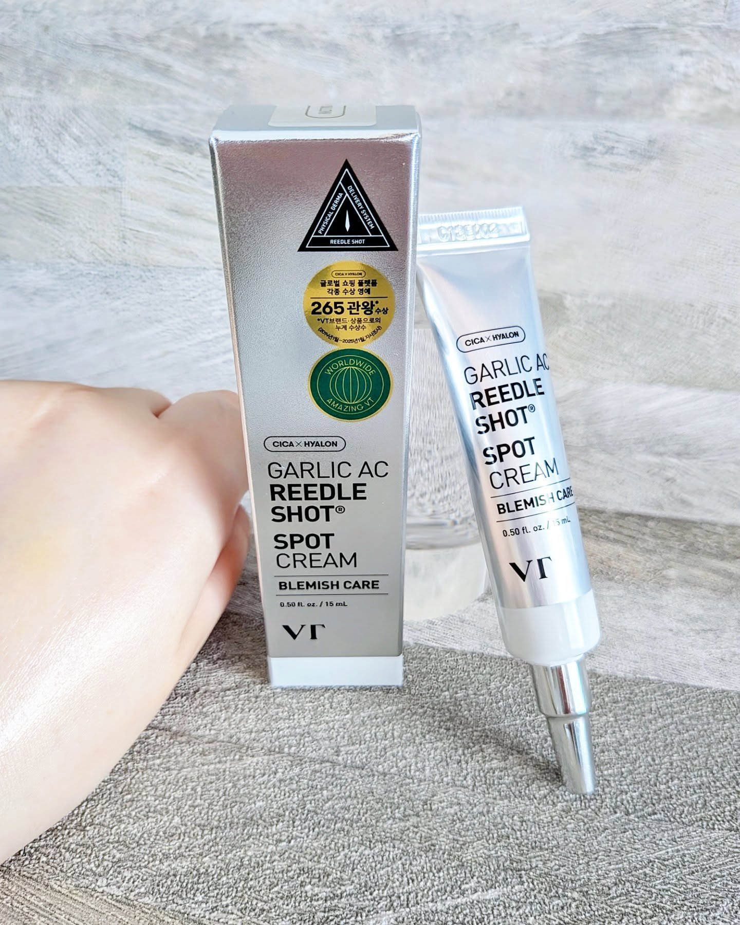 ガーリック リードルショット スポットクリーム/VT/フェイスクリームを使ったクチコミ（3枚目）