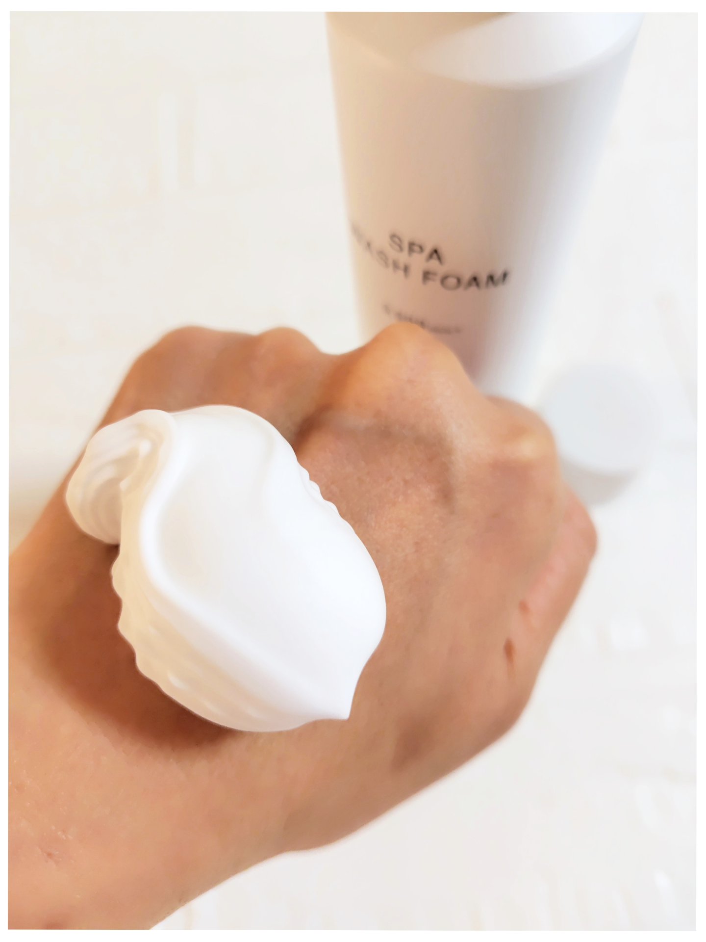 スパウォッシュフォーム（炭酸洗顔料）/EAU DE NU/DE/泡洗顔を使ったクチコミ（3枚目）