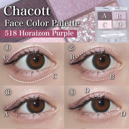 フェイスカラーパレット/チャコット・コスメティクス/アイシャドウパレットを使ったクチコミ(6枚目)