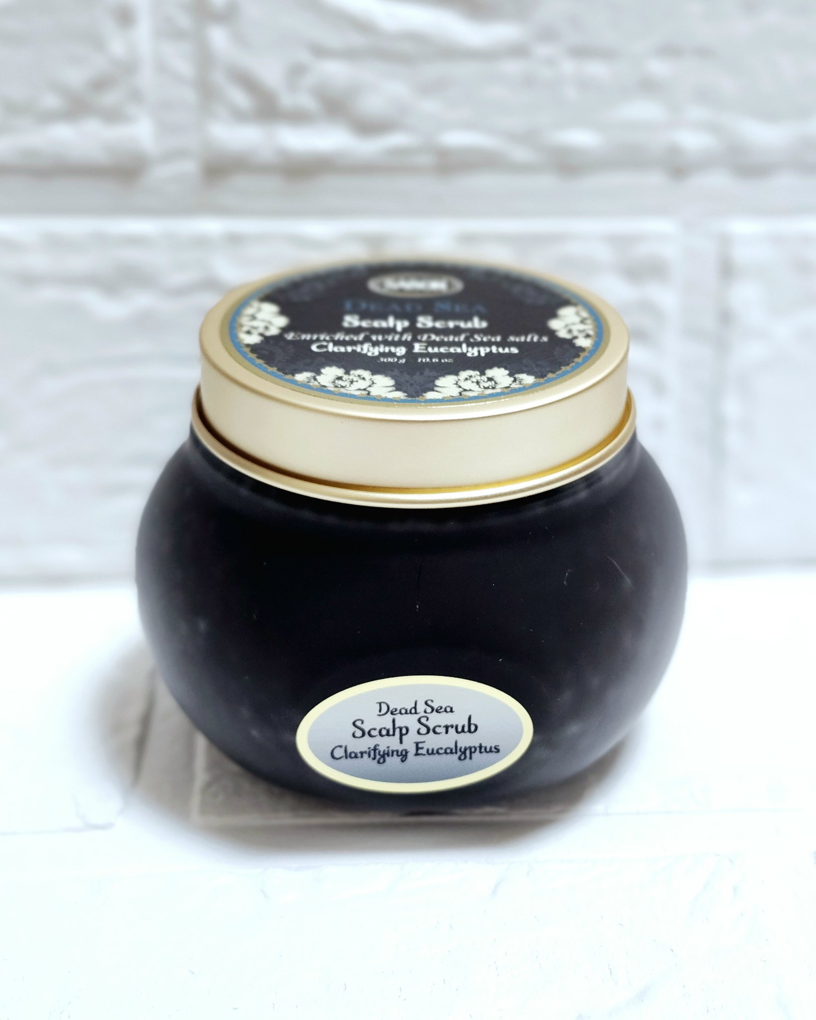 ヘッドスクラブ クラリファイング ガラスジャー（300g）/SABON/ヘッドスクラブを使ったクチコミ（1枚目）