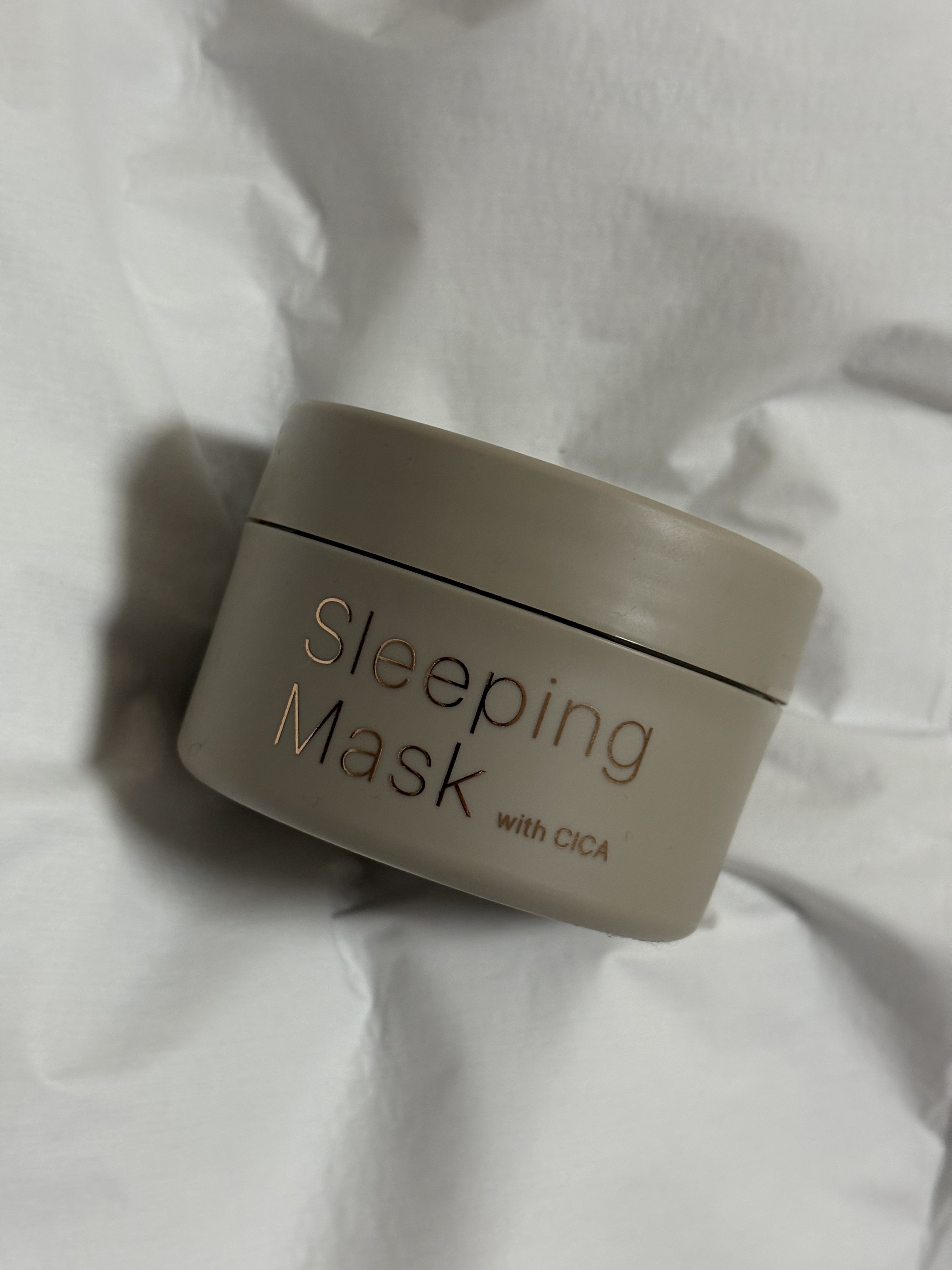 スリーピングマスク with CICA/b.glen/フェイスクリームを使ったクチコミ（2枚目）