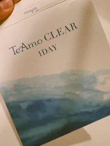 クリアワンデー/TeAmo/ワンデー(1DAY)カラコンを使ったクチコミ(1枚目)