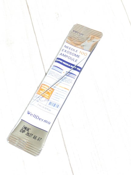 ウェルダーマニードル100 エクソソームアンプル 3g/WellDerma/美容液を使ったクチコミ(5枚目)