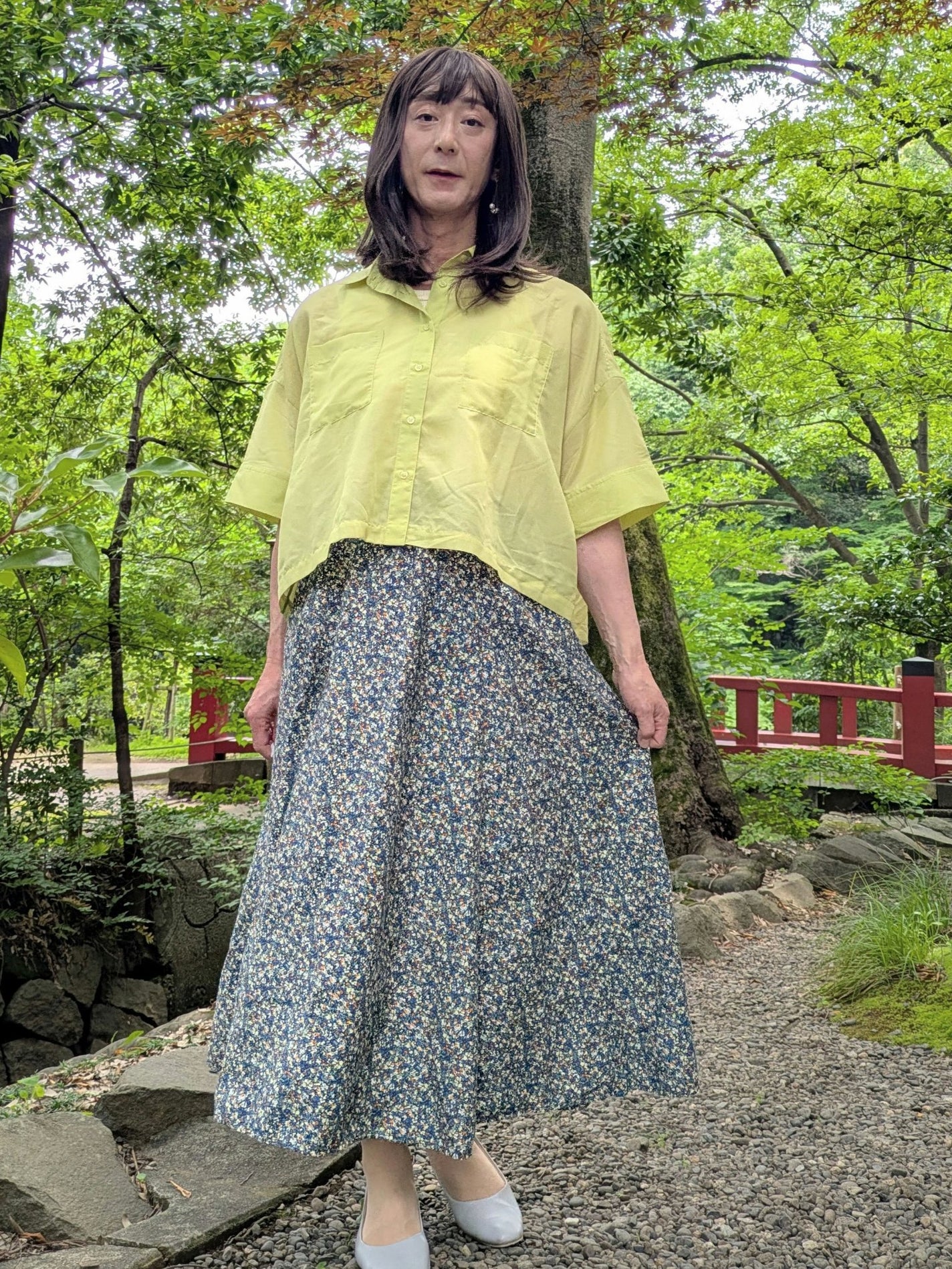 ひろみfabulous_sounds_0n3 on LIPS 「今日のメイクとコーデ😍☺️🩷曇っているけど蒸し蒸し😂でもメイク..」(2枚目)