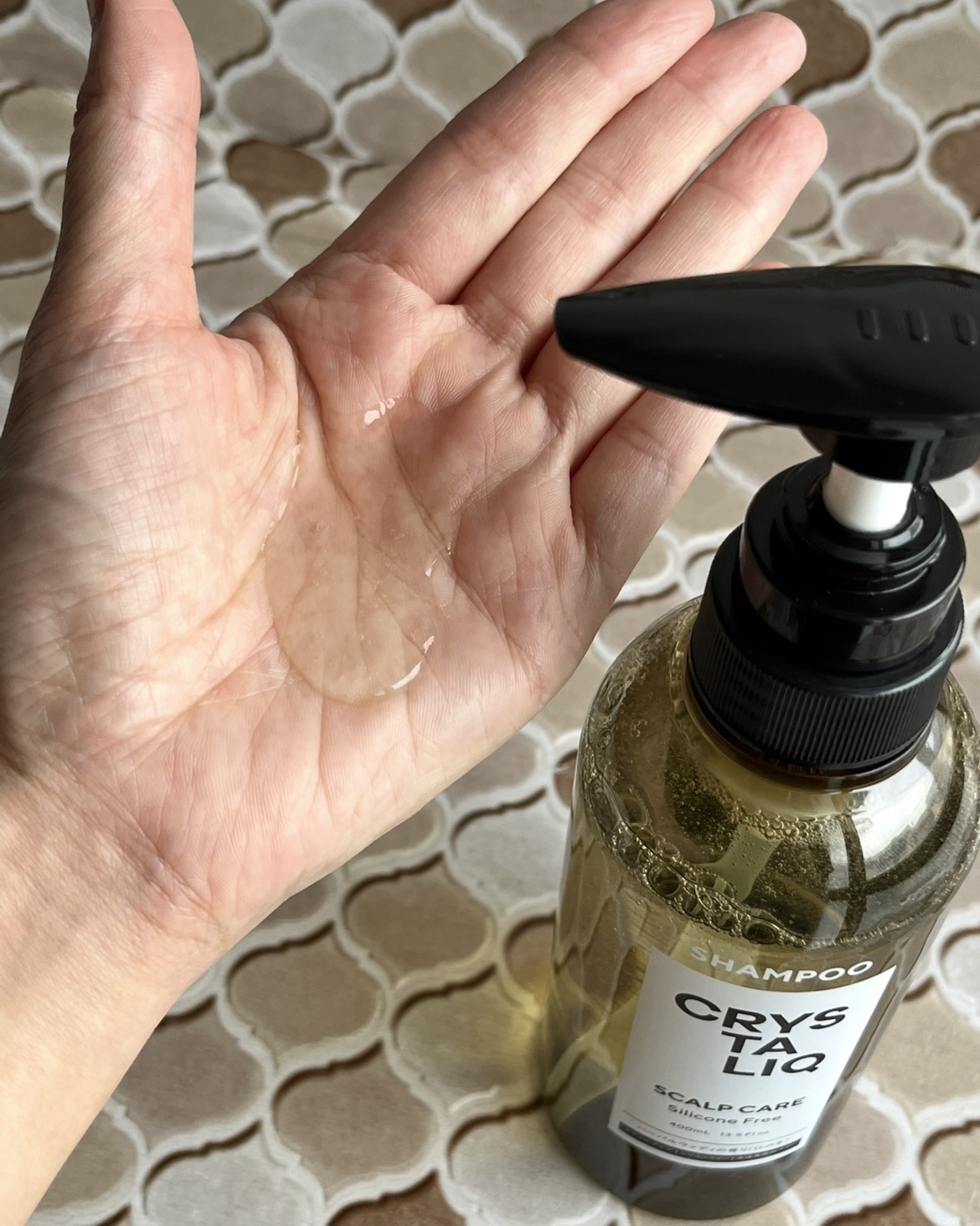 CRYSTALIQ スキャルプケア シャンプー/トリートメント/Crystaliq /市販シャンプーを使ったクチコミ（2枚目）