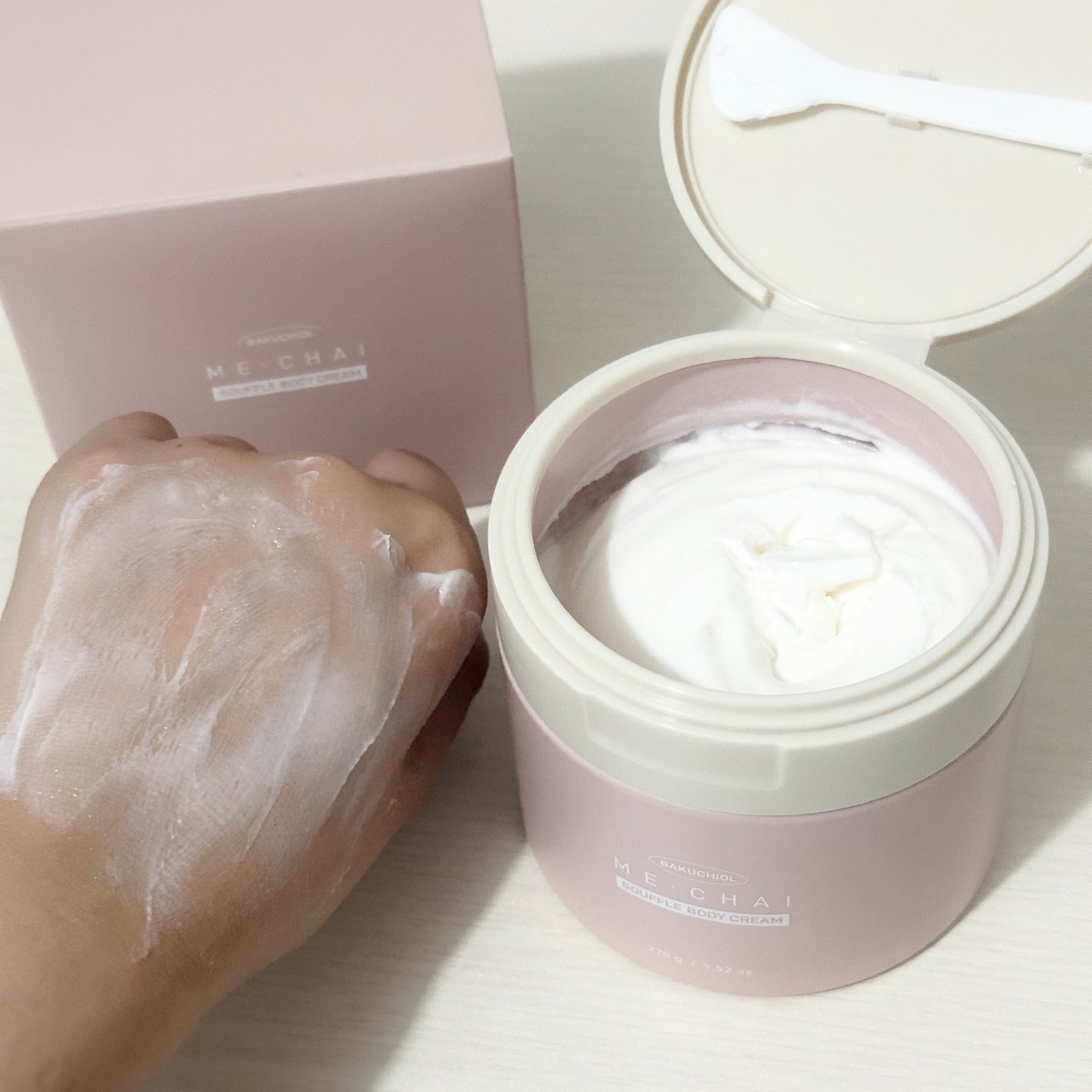 バクチオールスフレボディクリーム/MECHAI/ボディクリームを使ったクチコミ(4枚目)