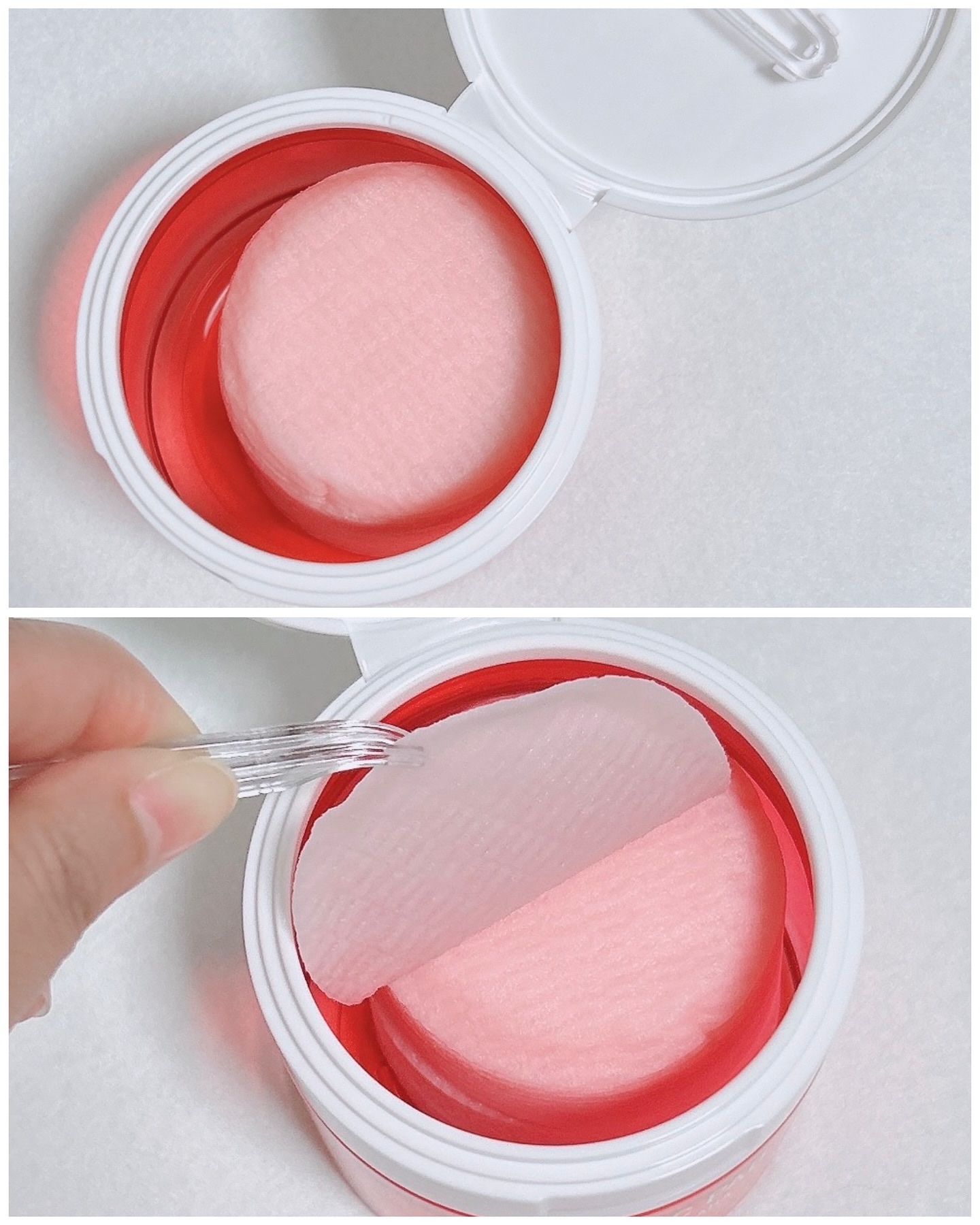 AHA オミジャ 陶器肌 パッド/parnell/トナーパッドを使ったクチコミ（3枚目）