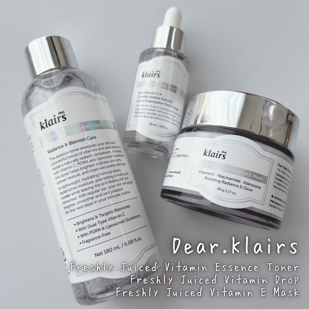 フレッシュリージュースドビタミンドロップ(35ml)/Klairs/美容液を使ったクチコミ（1枚目）