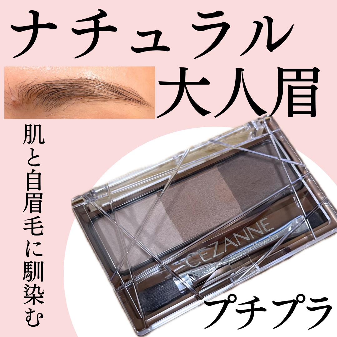 ノーズ＆アイブロウパウダー/CEZANNE/パウダーアイブロウを使ったクチコミ（1枚目）