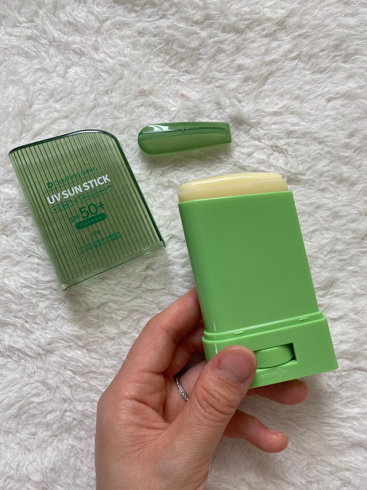 D soothing series UVサンスティック/cosparade/日焼け止めスティックを使ったクチコミ(5枚目)