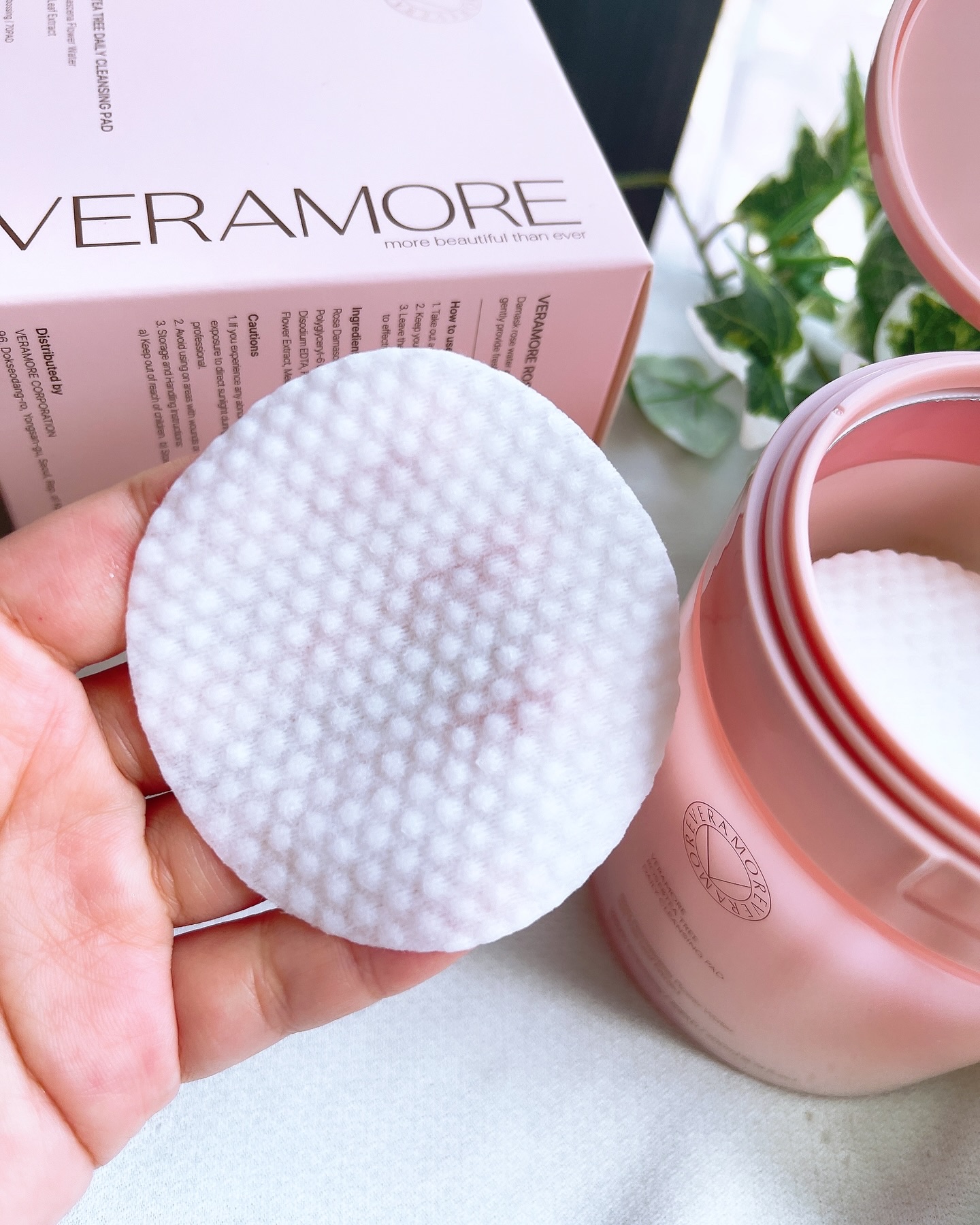 ローズ＆ティーツリークレンジングパッド/VERAMORE/クレンジングシートを使ったクチコミ（3枚目）