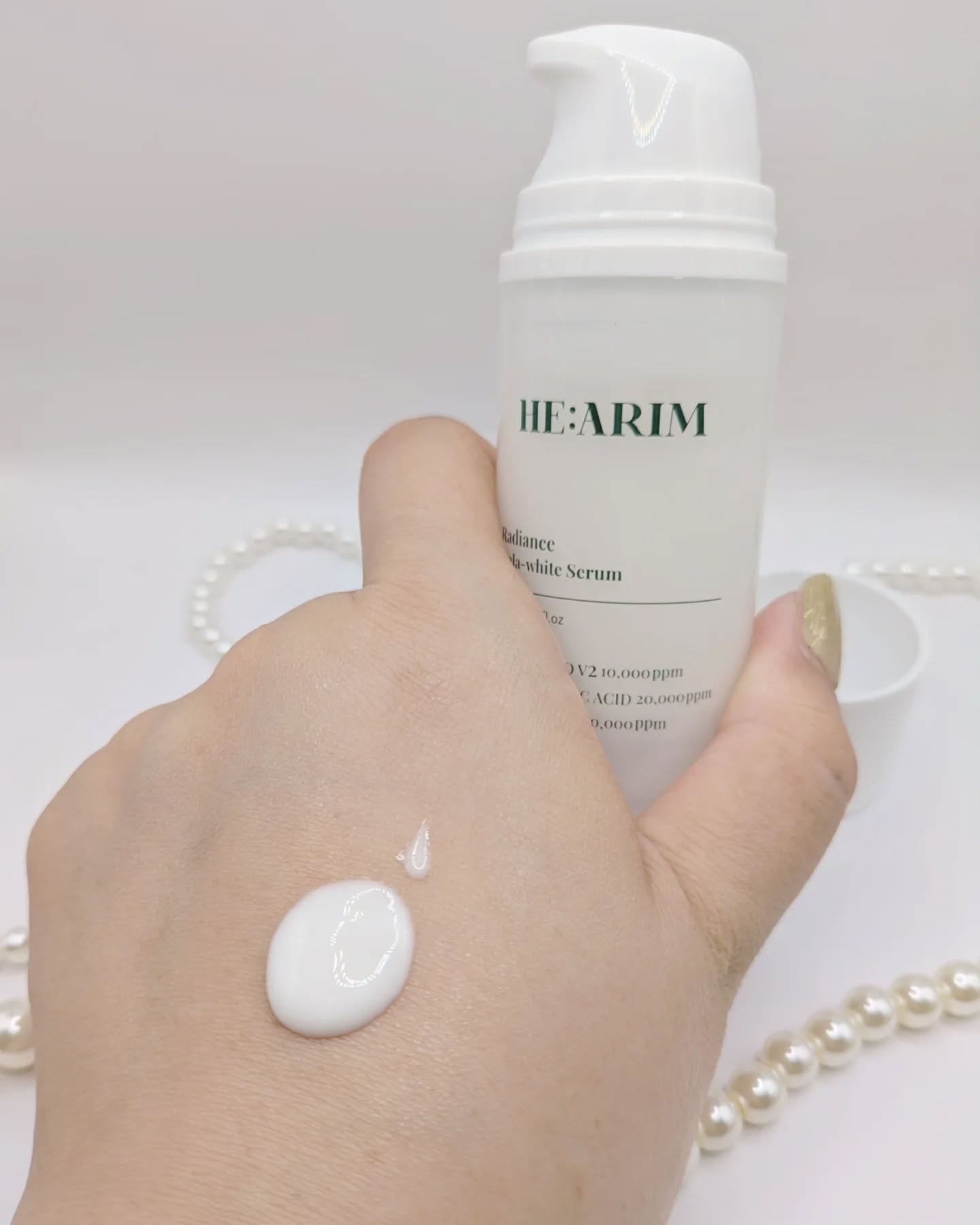 ラディエンスメラホワイトセラム/HEARIM/美容液を使ったクチコミ（3枚目）