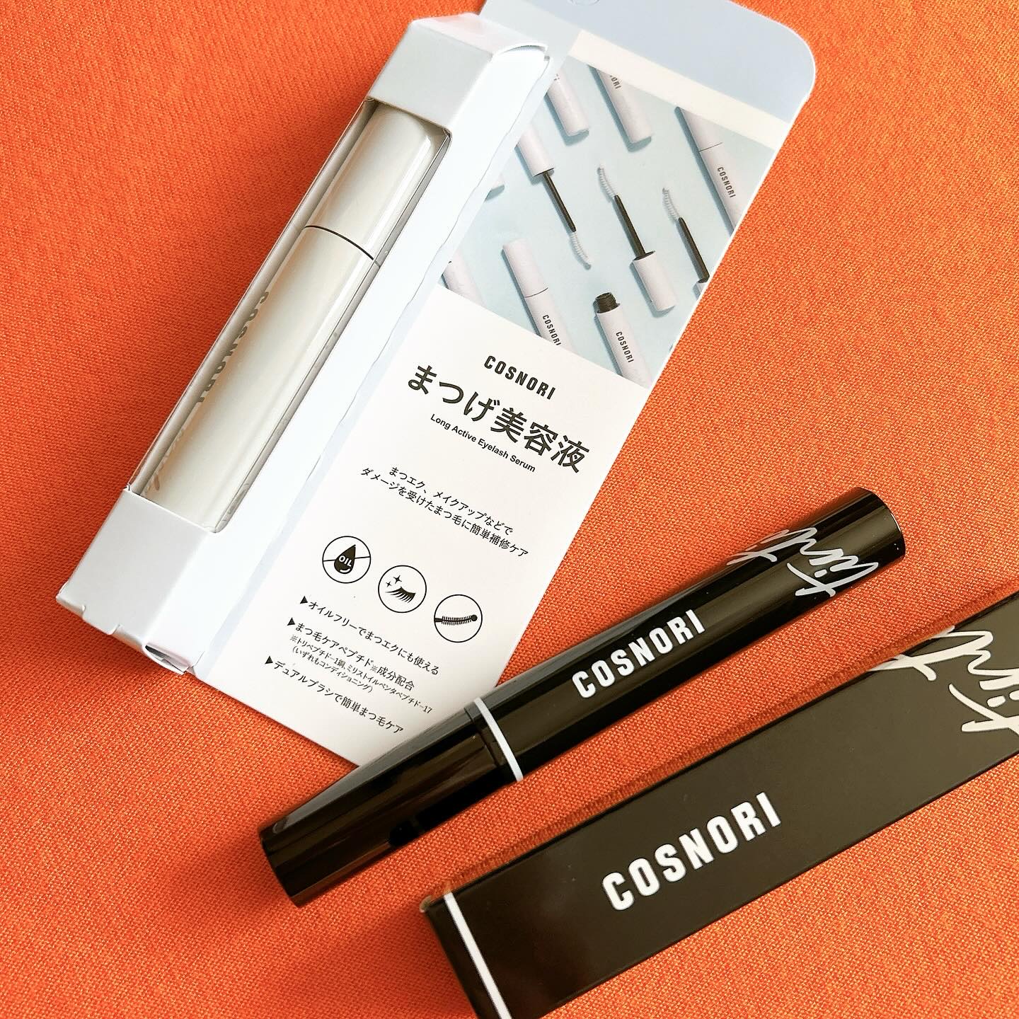 ロングアクティブアイラッシュセラム/COSNORI/まつげ美容液を使ったクチコミ（1枚目）