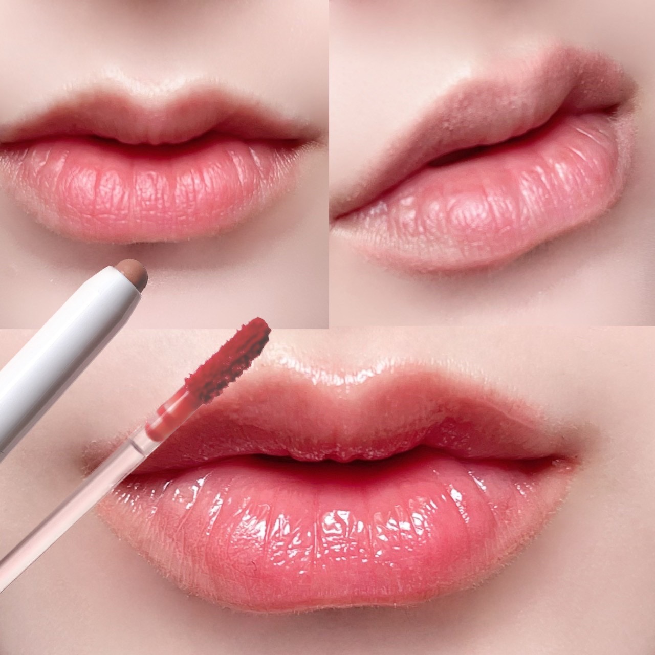 ドットオンムードワンウェイグロイティント 10 フィグジャム/Heart Percent/リップティントを使ったクチコミ（3枚目）