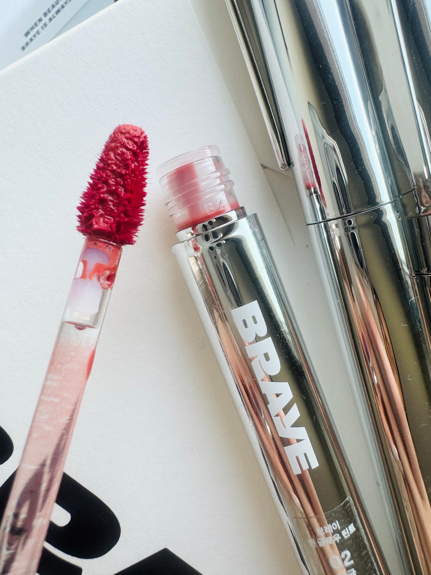 THIN GLOW TINT/BRAYE/口紅を使ったクチコミ(2枚目)