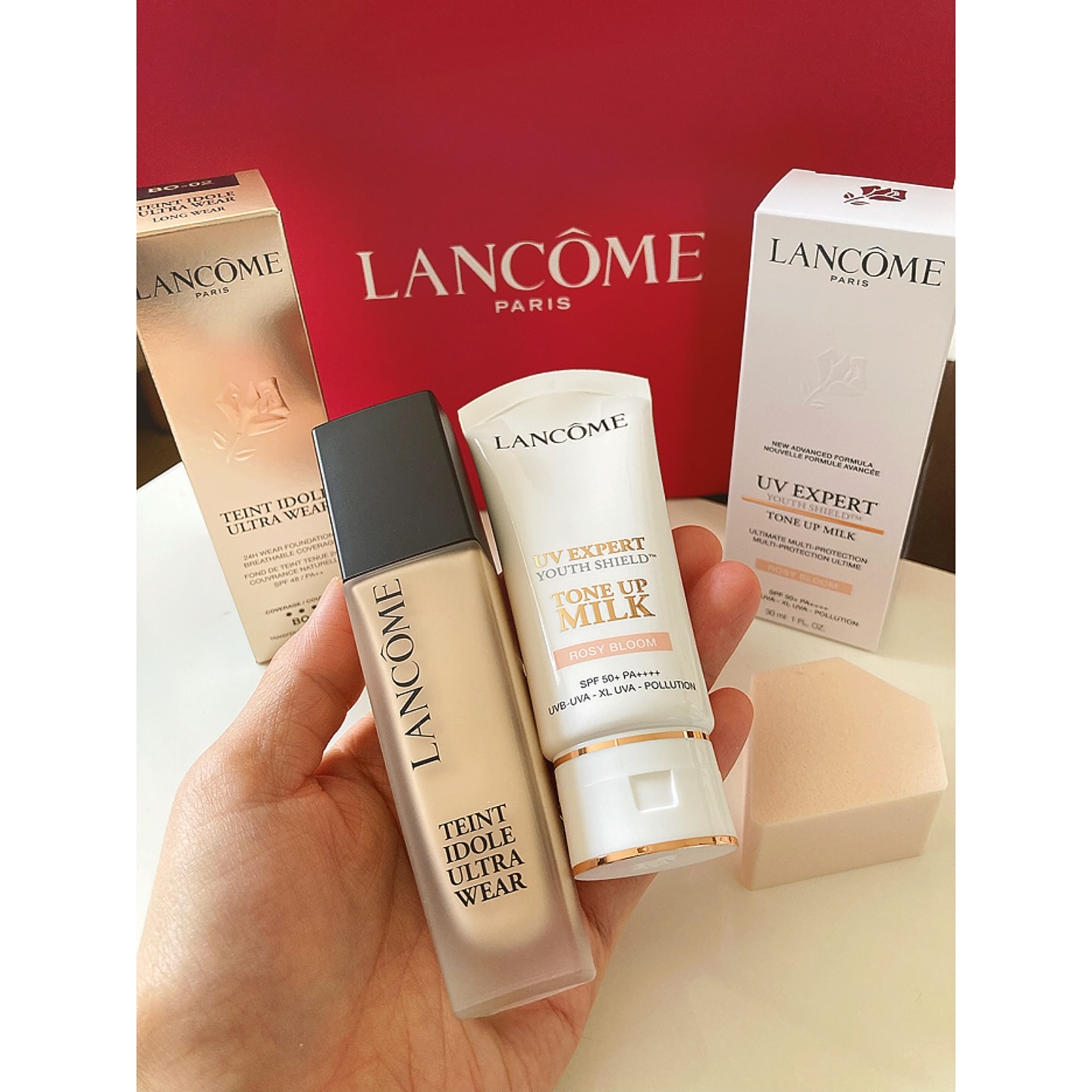 UV エクスペール トーン アップ ローズ/LANCOME/日焼け止め・UVケアを使ったクチコミ（1枚目）