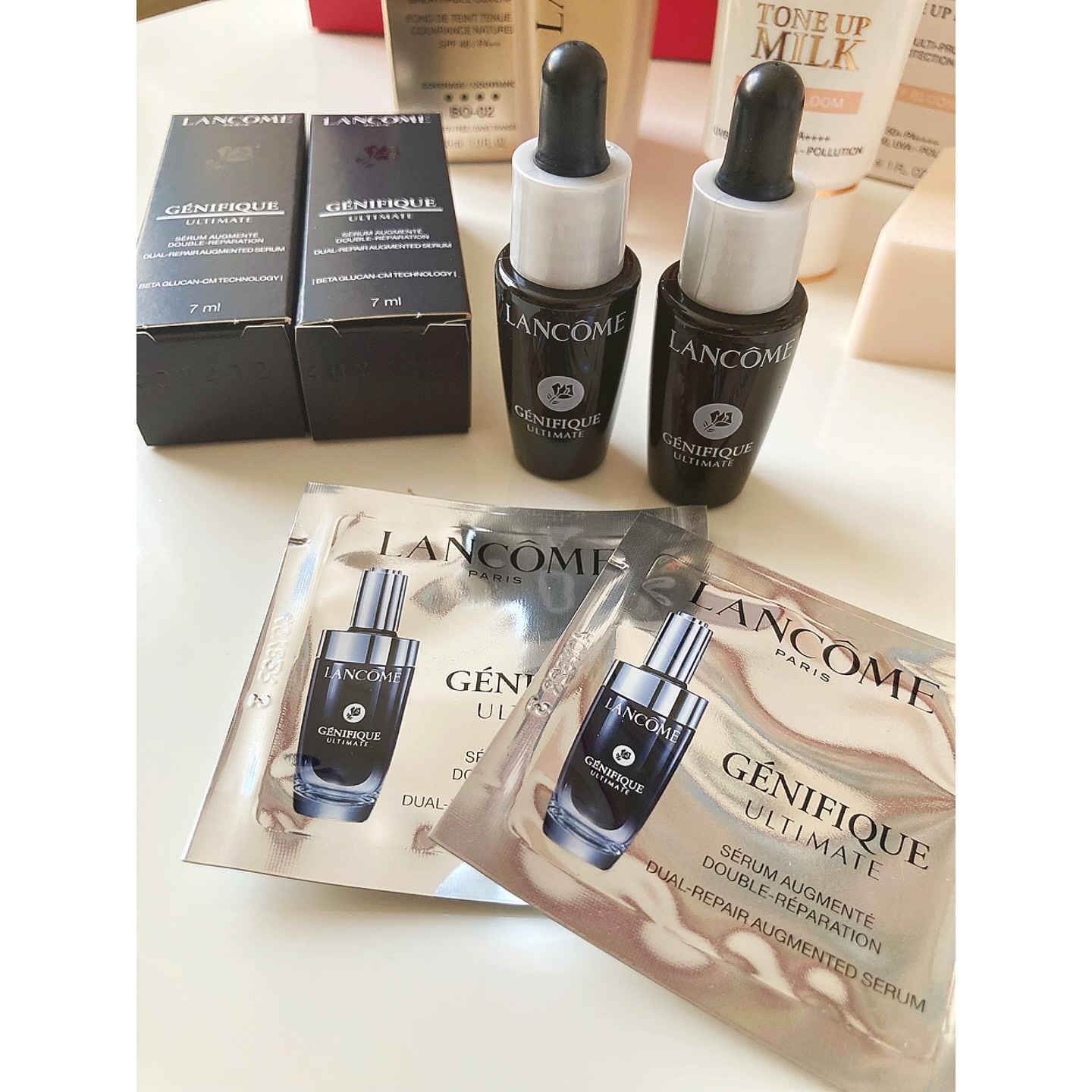 UV エクスペール トーン アップ ローズ/LANCOME/日焼け止め・UVケアを使ったクチコミ（3枚目）