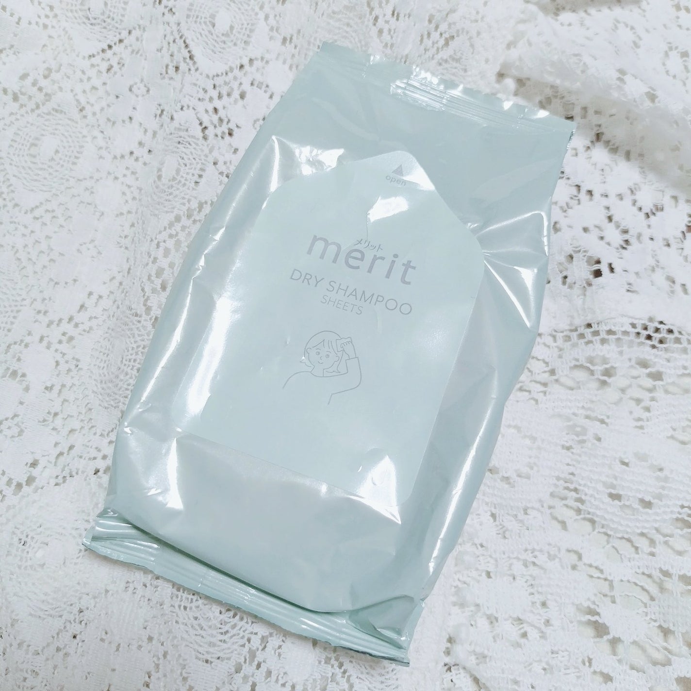 メリット ドライシャンプーシート すっきり爽快タイプ/メリット/ドライシャンプーを使ったクチコミ(1枚目)