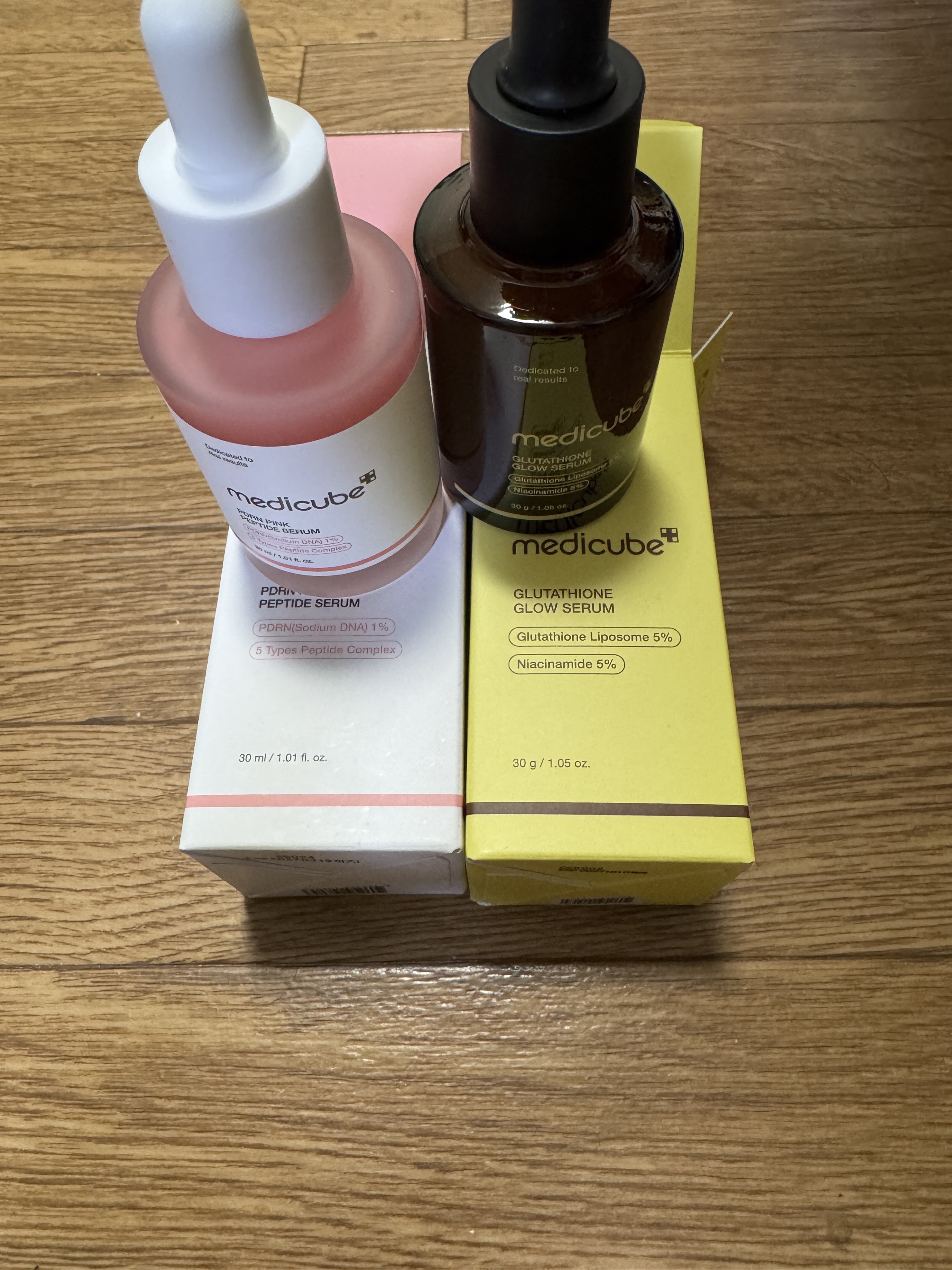 グルタチオングロウアンプル/MEDICUBE/美容液を使ったクチコミ（3枚目）