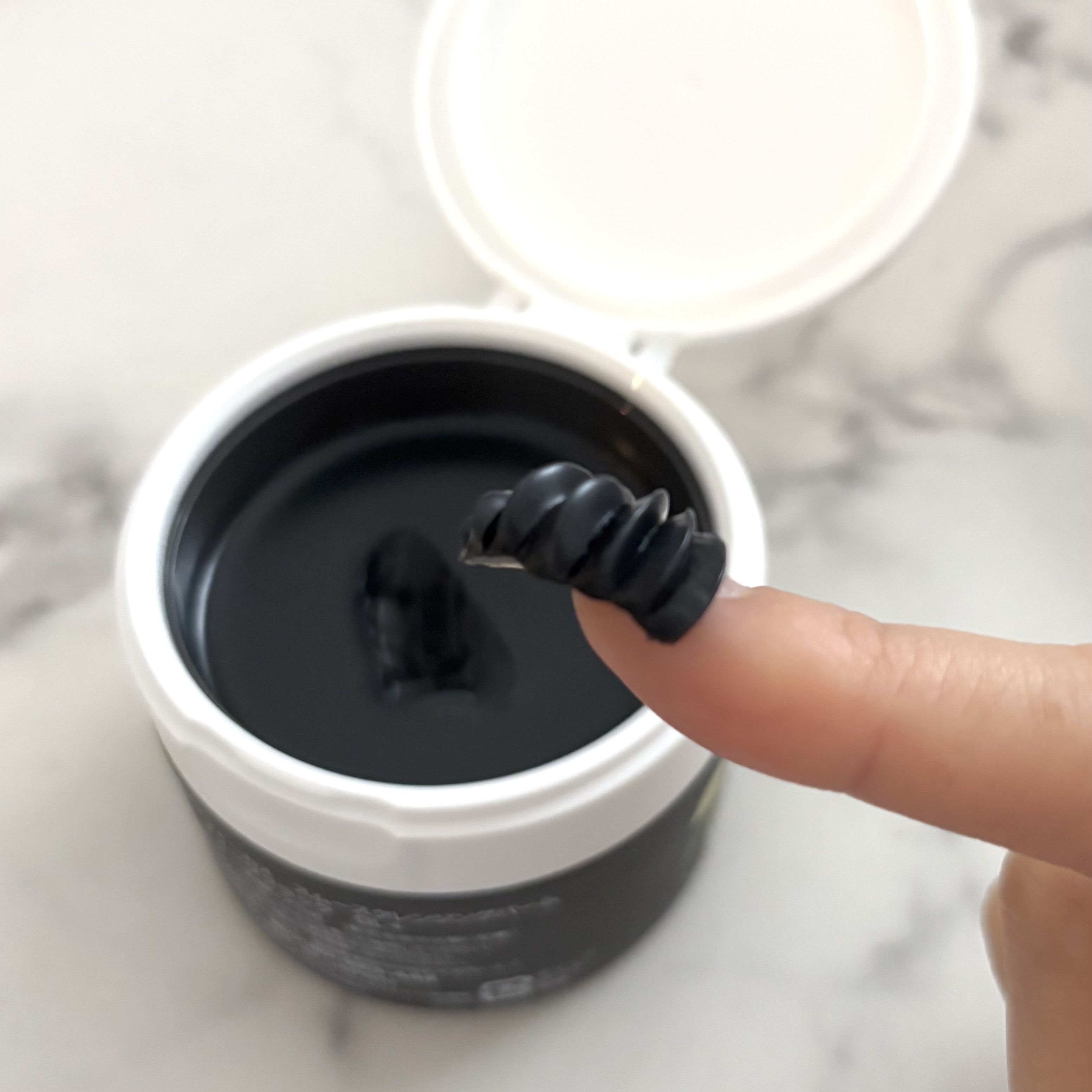 スムースクレンジングバーム ディープブラック GL+/PERFECT ONE  FOCUS/クレンジングバームを使ったクチコミ（3枚目）