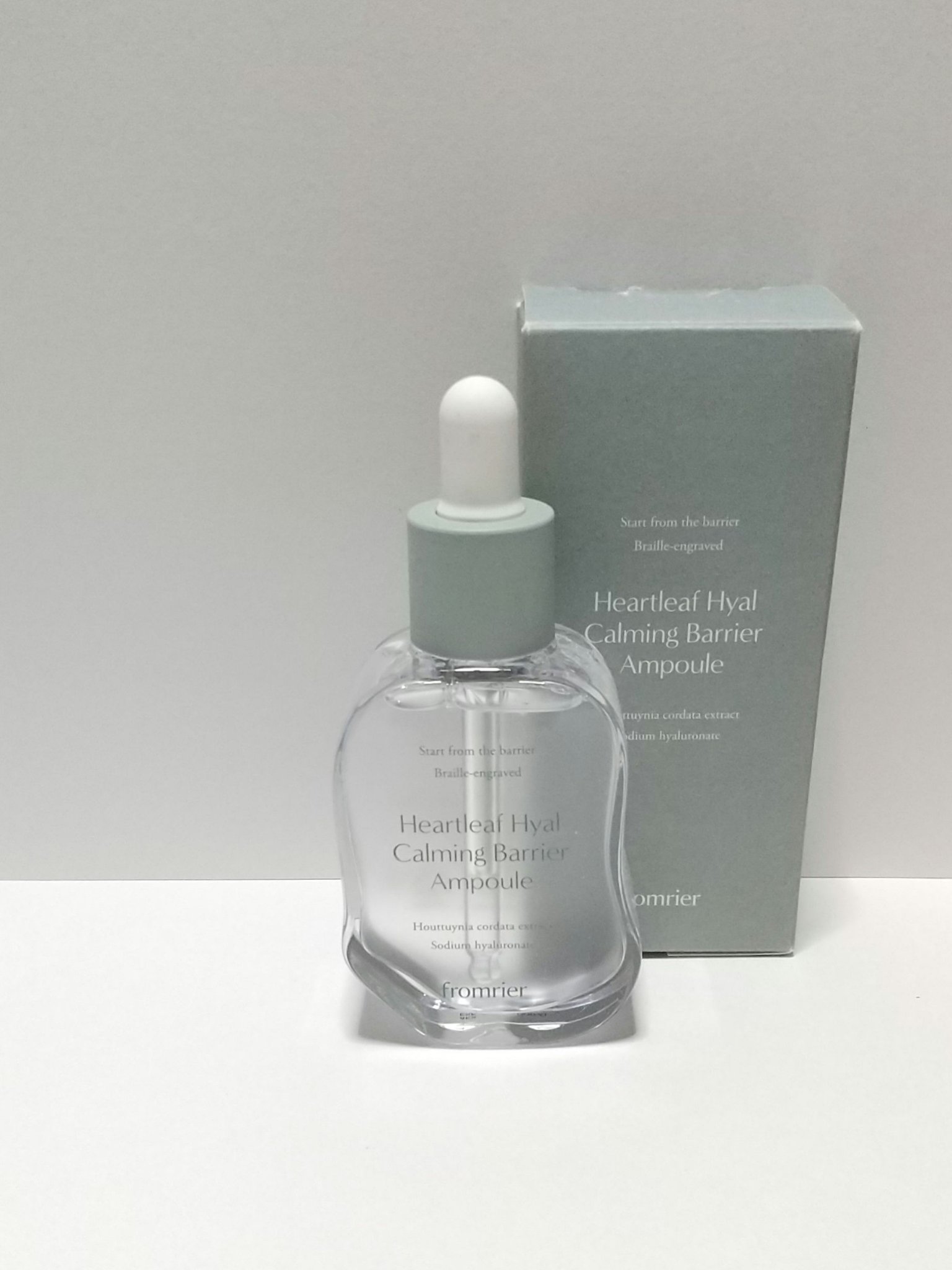 ドクダミヒアルカーミングバリアアンプル/fromrier/美容液を使ったクチコミ（1枚目）