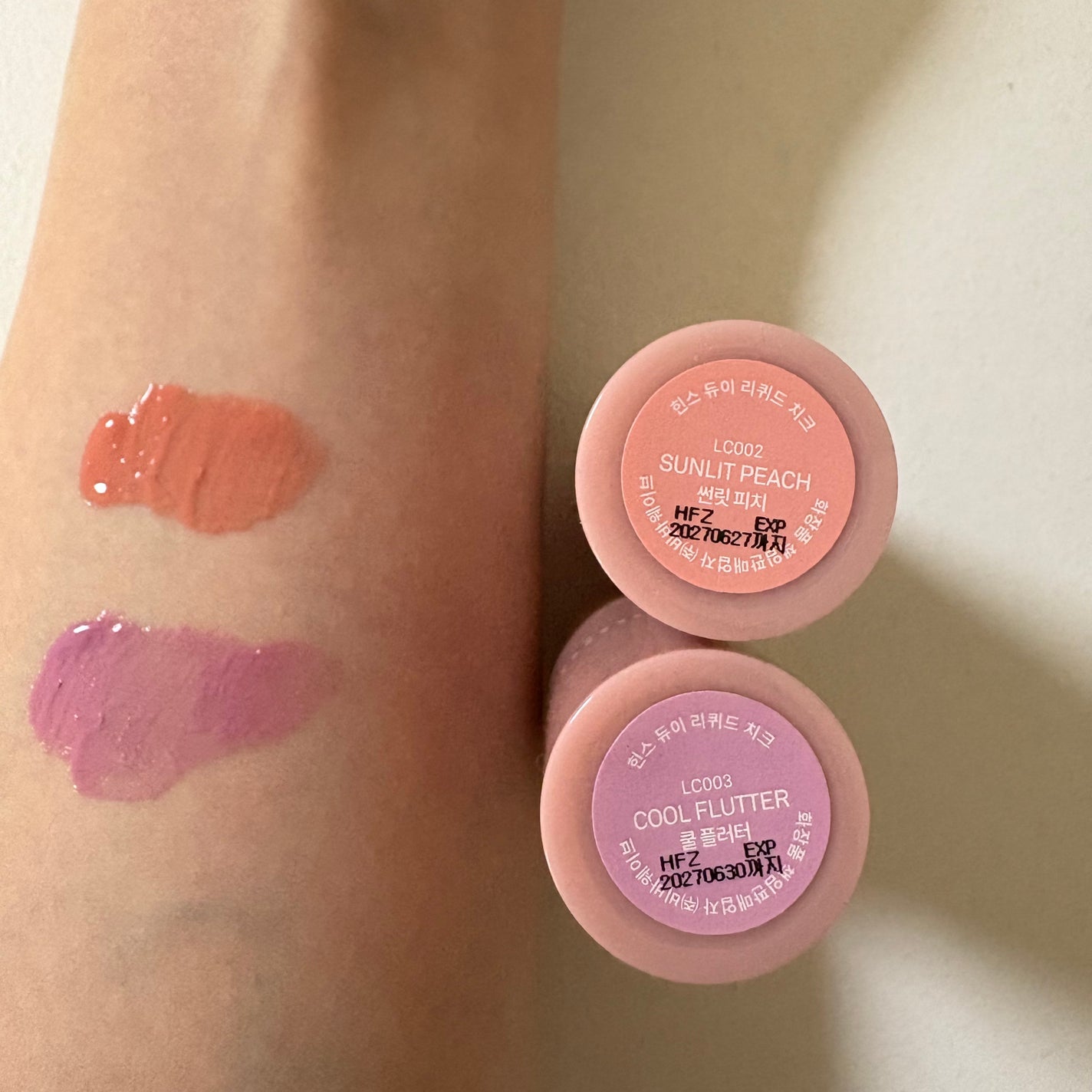 デューイーリキッドチーク/hince/リキッドチークを使ったクチコミ(2枚目)