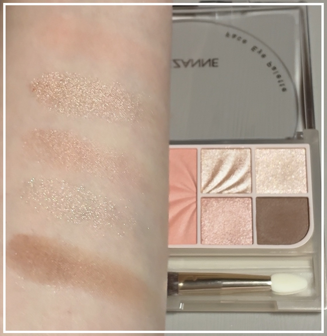 フェイスアイパレット/CEZANNE/アイシャドウを使ったクチコミ（3枚目）